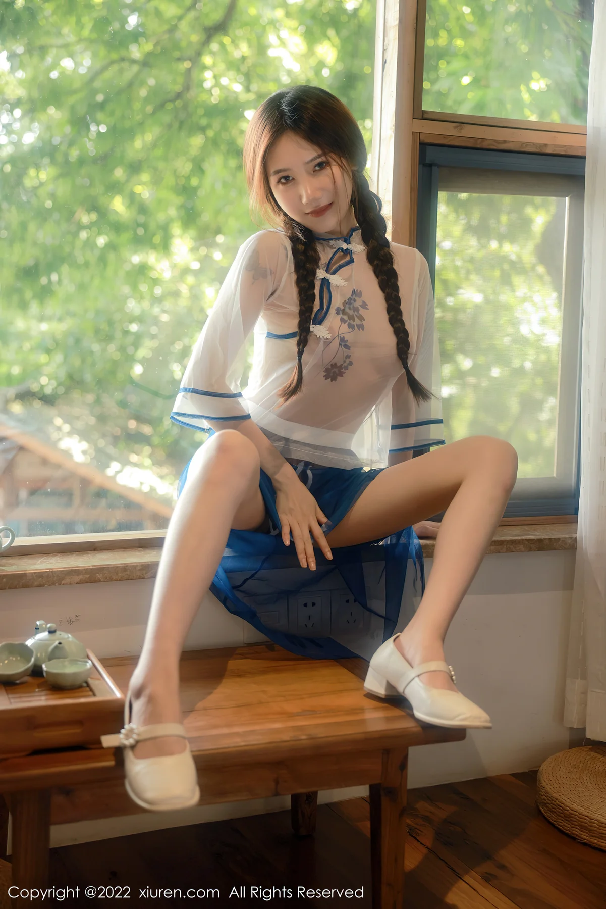 XiuRen 秀人 No.5287 轻透古装服饰 古月小同学 性感写真1 - 8