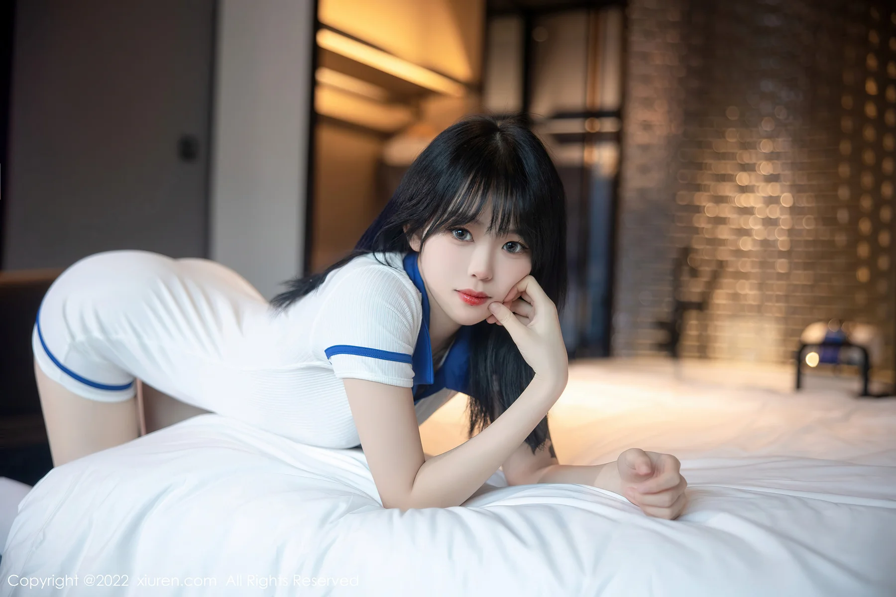 XiuRen 秀人 No.5291 白色水手服 奶瓶. 性感写真1 - 7