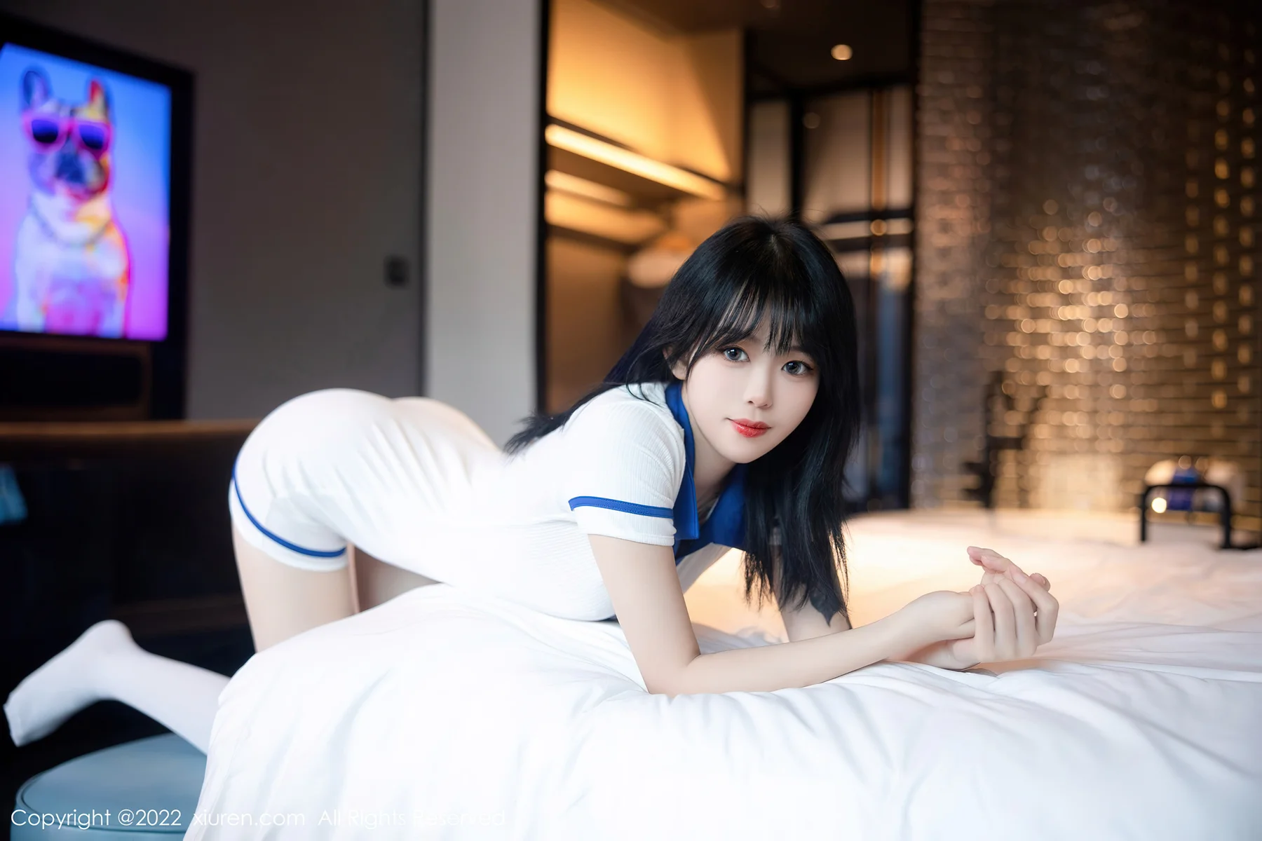 XiuRen 秀人 No.5291 白色水手服 奶瓶. 性感写真1 - 8