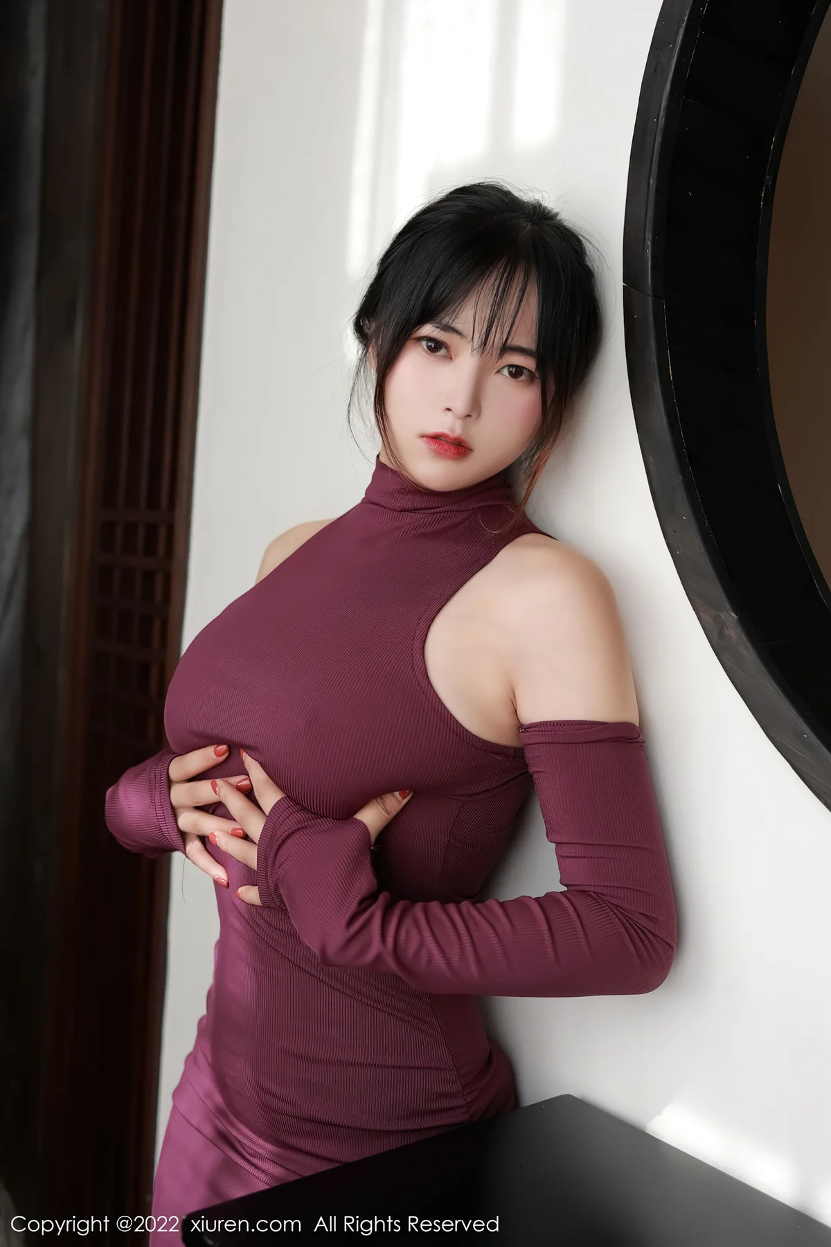 XiuRen 秀人 No.5302 收身连衣裙  奈沐子 澳门旅拍3 - 5