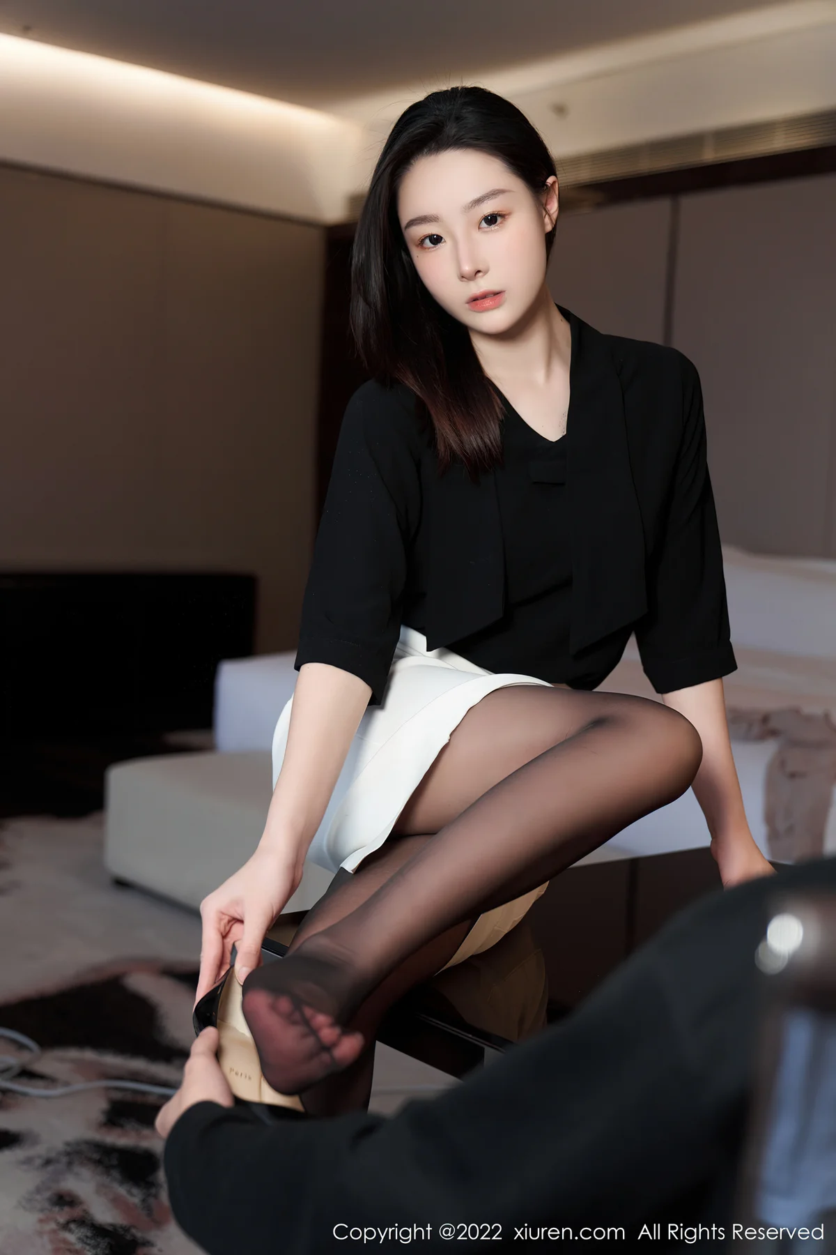 XiuRen 秀人 No.5312 是小逗逗 黑丝翘臀 - 6