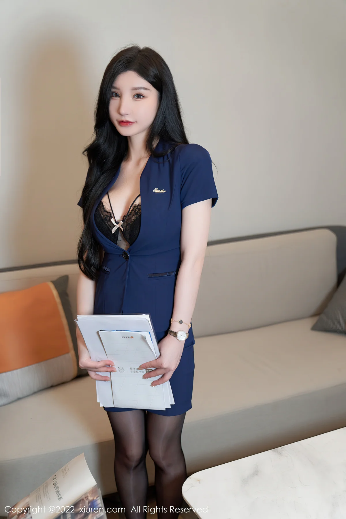 XiuRen 秀人 No.5324 蓝色职业装 周于希Sally 重庆-大理心愿旅拍11 - 10