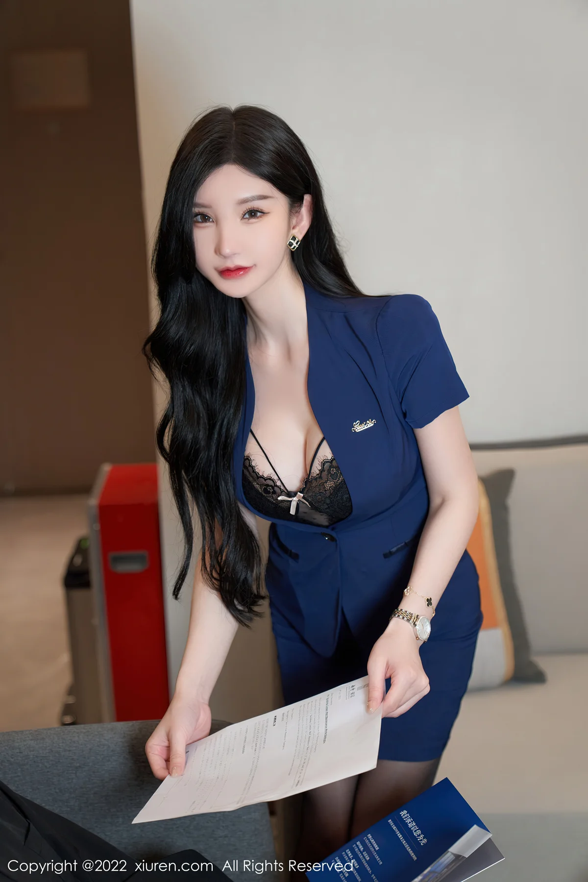 XiuRen 秀人 No.5324 蓝色职业装 周于希Sally 重庆-大理心愿旅拍11 - 5