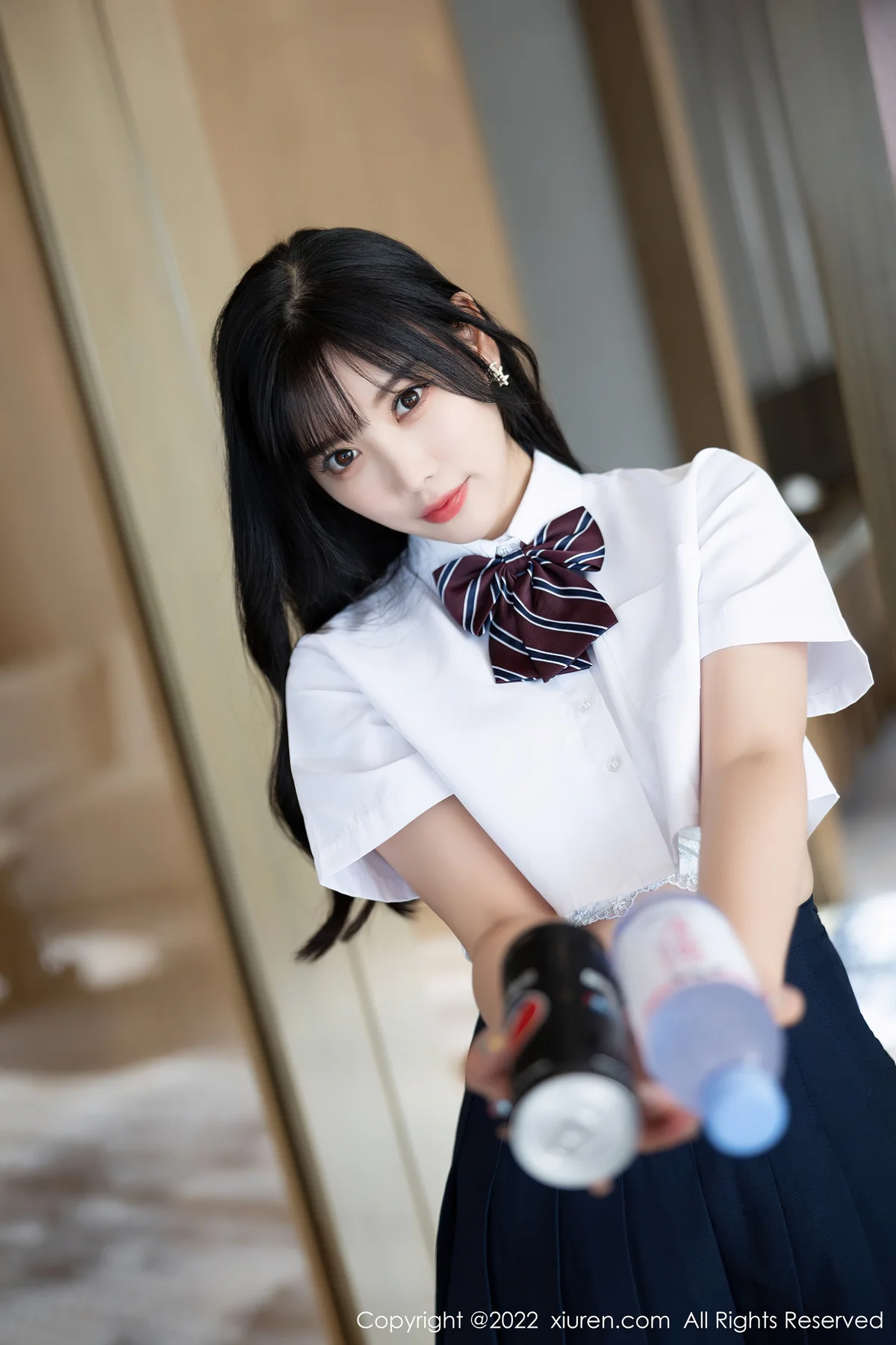 XiuRen 秀人 No.5338 清爽学妹制服 杨晨晨Yome 私房写真1 - 3