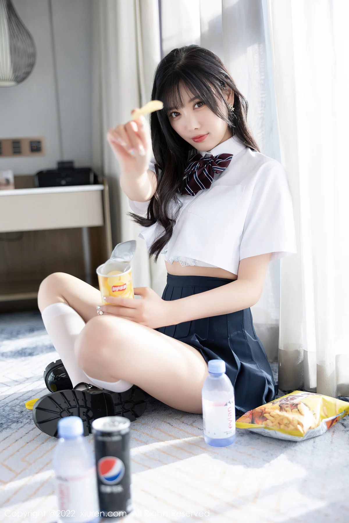 XiuRen 秀人 No.5338 清爽学妹制服 杨晨晨Yome 私房写真1 - 7