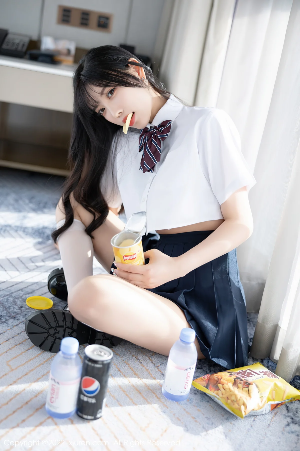 XiuRen 秀人 No.5338 清爽学妹制服 杨晨晨Yome 私房写真1 - 8