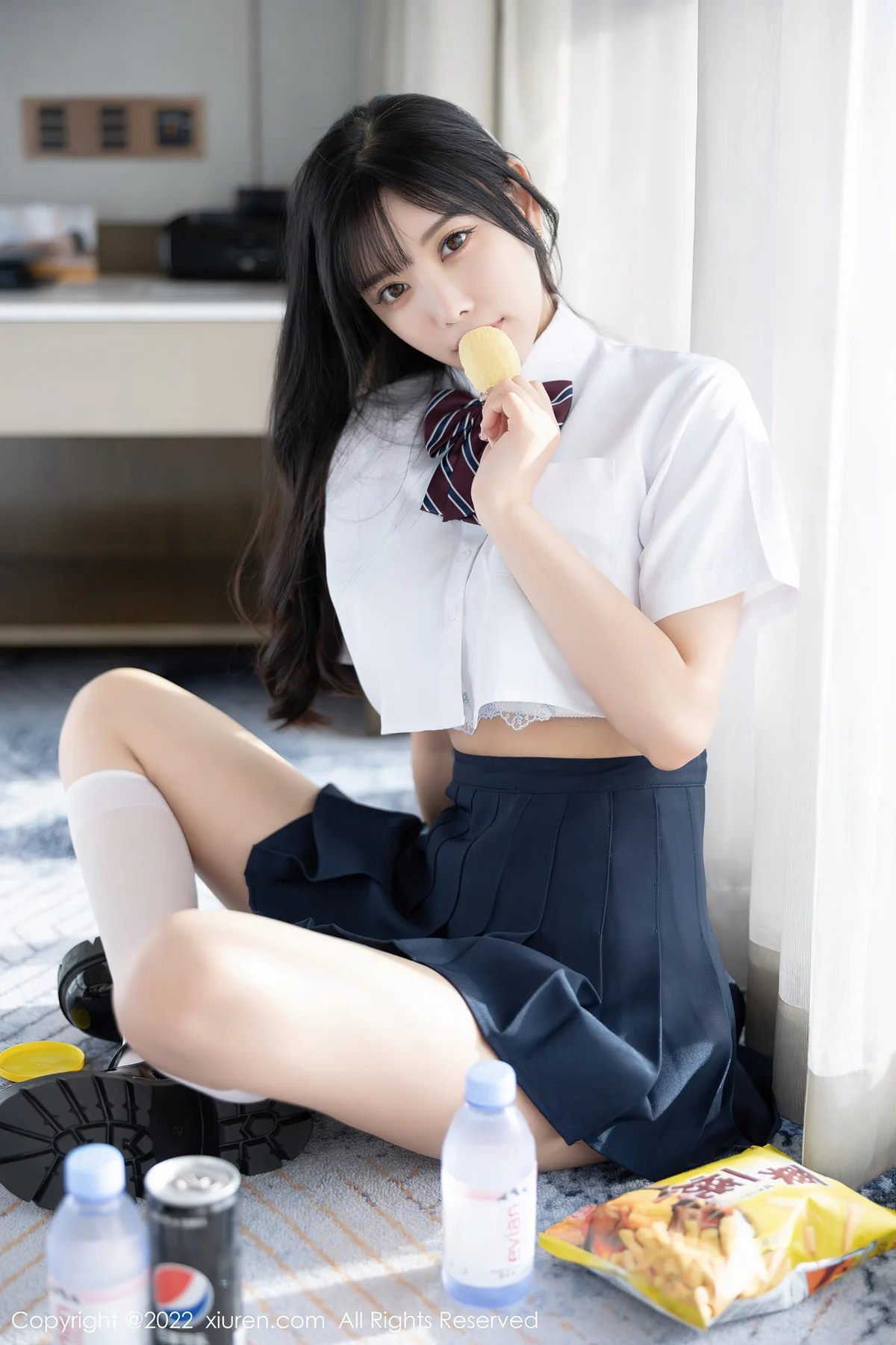 XiuRen 秀人 No.5338 清爽学妹制服 杨晨晨Yome 私房写真1 - 9