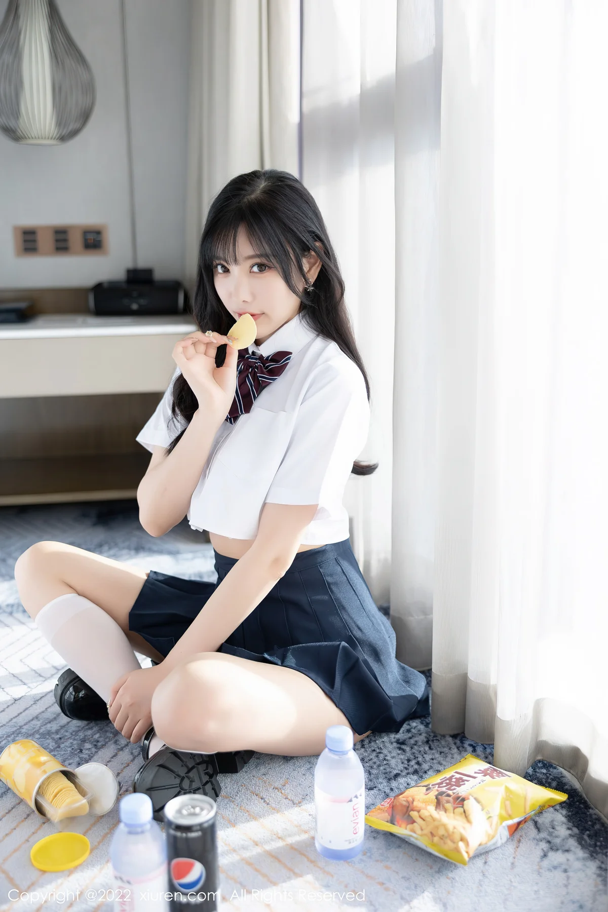 XiuRen 秀人 No.5338 清爽学妹制服 杨晨晨Yome 私房写真1 - 10