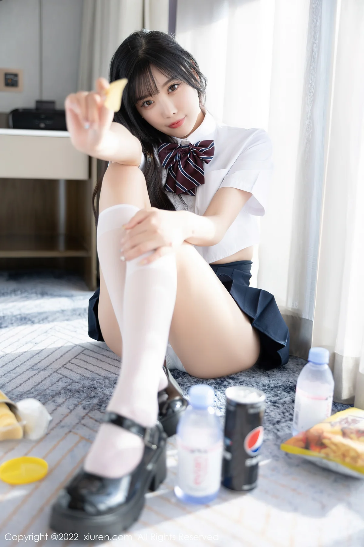 XiuRen 秀人 No.5338 清爽学妹制服 杨晨晨Yome 私房写真1 - 3