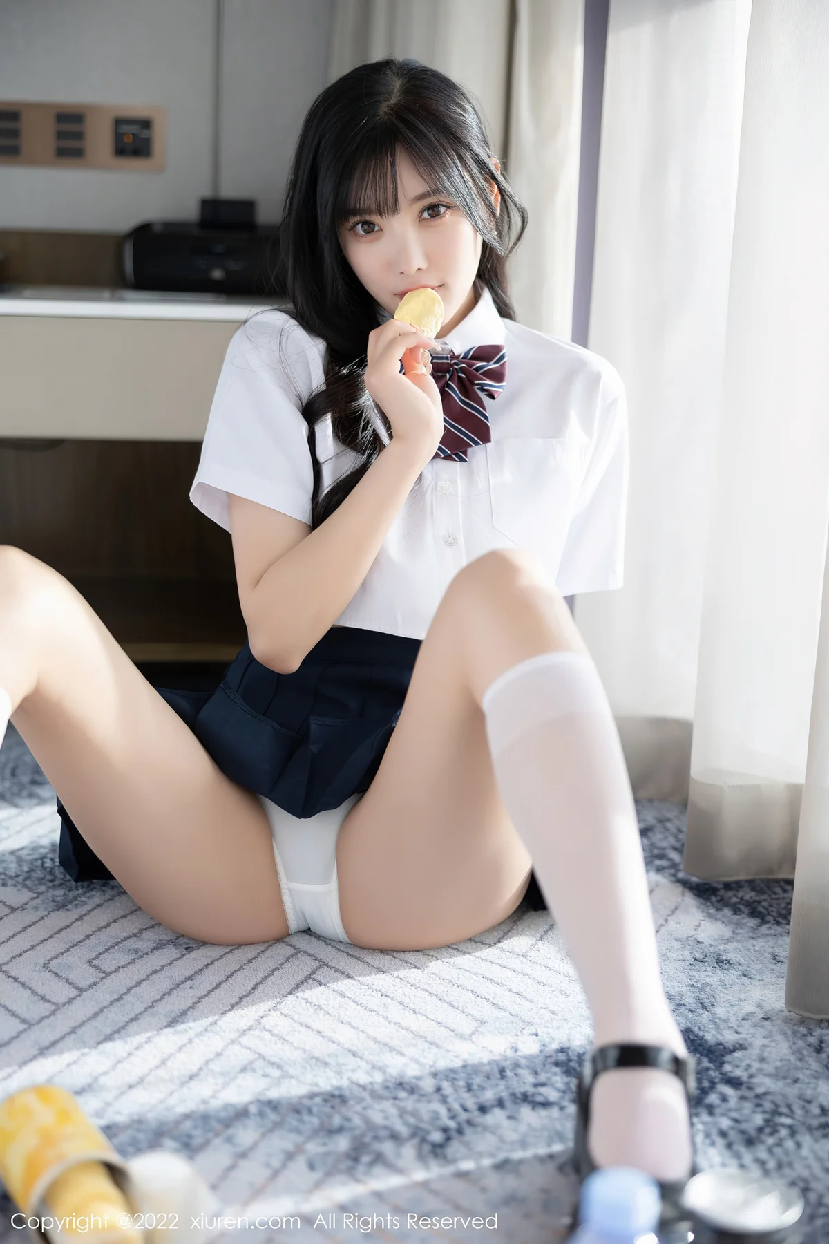 XiuRen 秀人 No.5338 清爽学妹制服 杨晨晨Yome 私房写真1 - 9