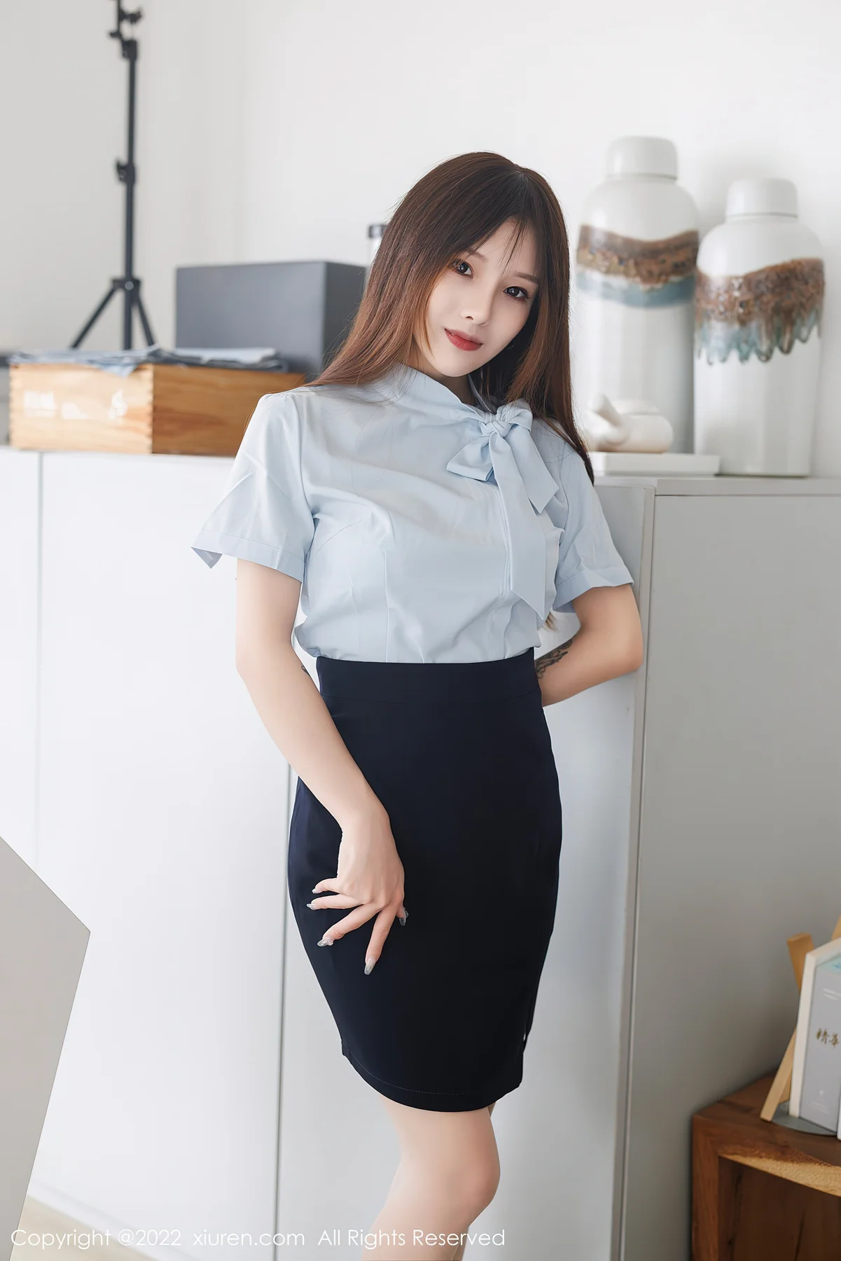 XiuRen 秀人 No.5340 白色蕾丝 七七kiko 新人首套写真 - 1