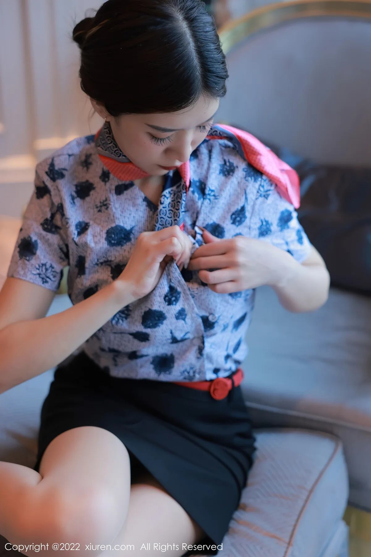 XiuRen 秀人 No.5349 空姐制服 hebe韩心雨 澳门旅拍33 - 5