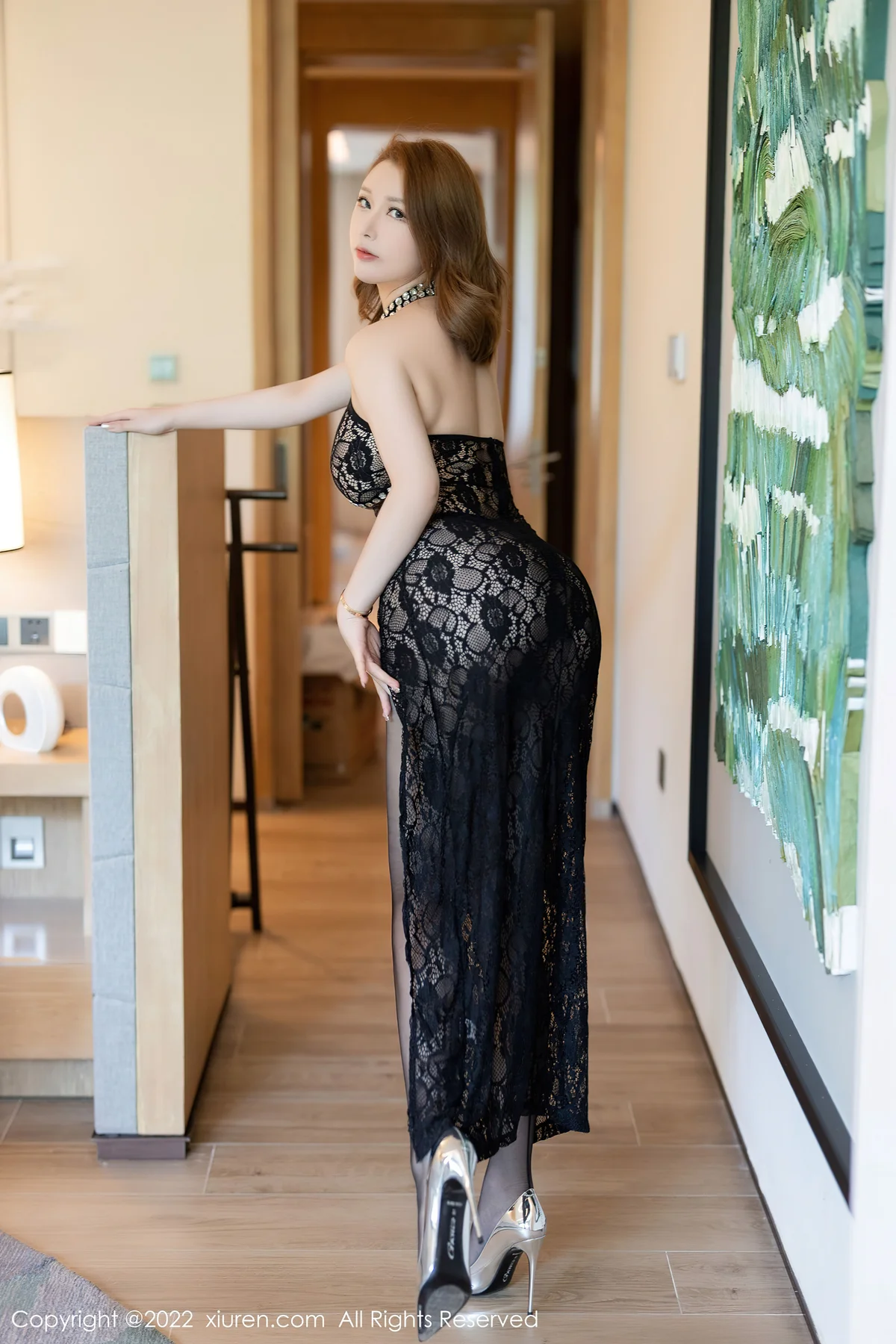 XiuRen 秀人 No.5350 魅惑黑丝 尤妮丝Egg 海南万宁旅拍33 - 8