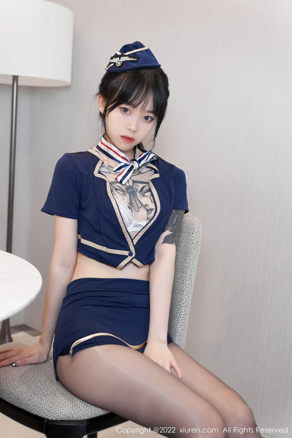 XiuRen 秀人 No.5352 空姐制服 奶瓶. 性感写真2 - 6
