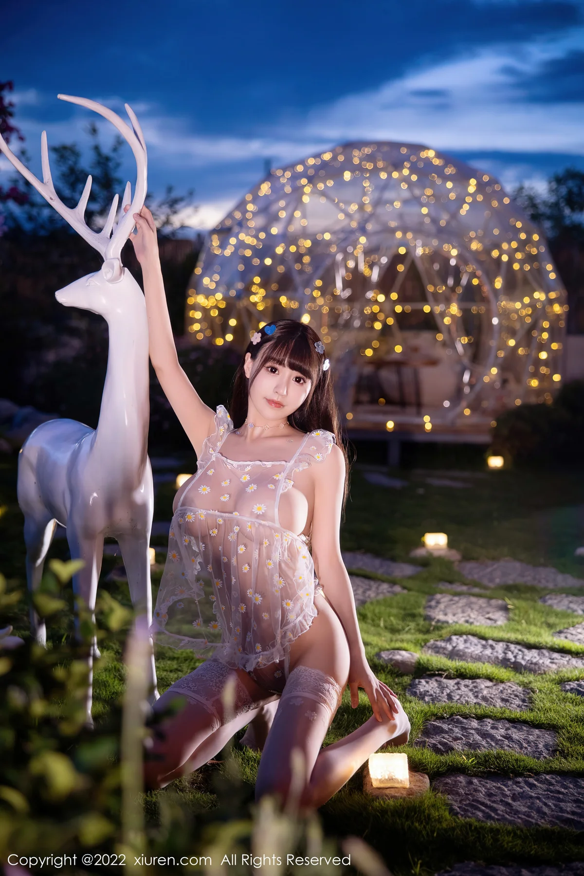 XiuRen 秀人 No.5358 透视白丝 朱可儿Flora 大理旅拍3 - 2