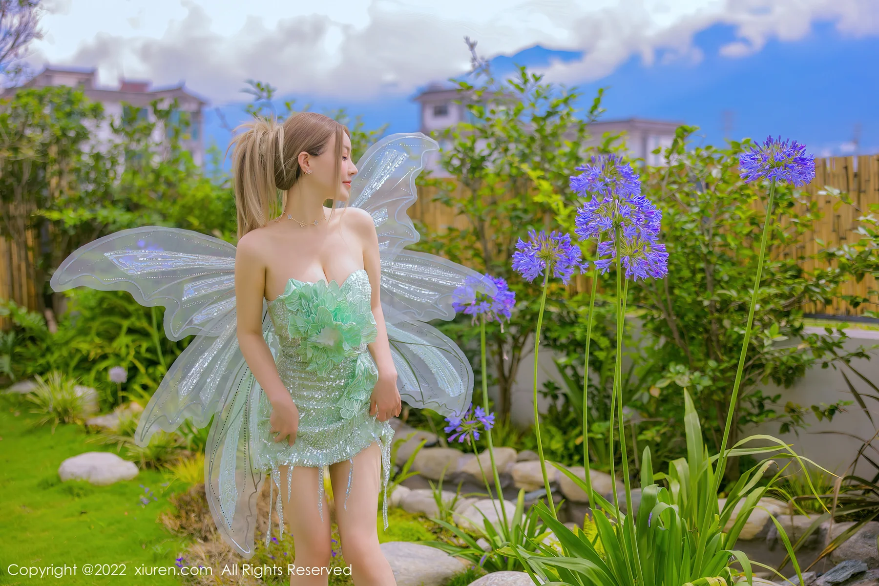 XiuRen 秀人 No.5382 绿色精灵 朱可儿Flora 大理旅拍 - 9