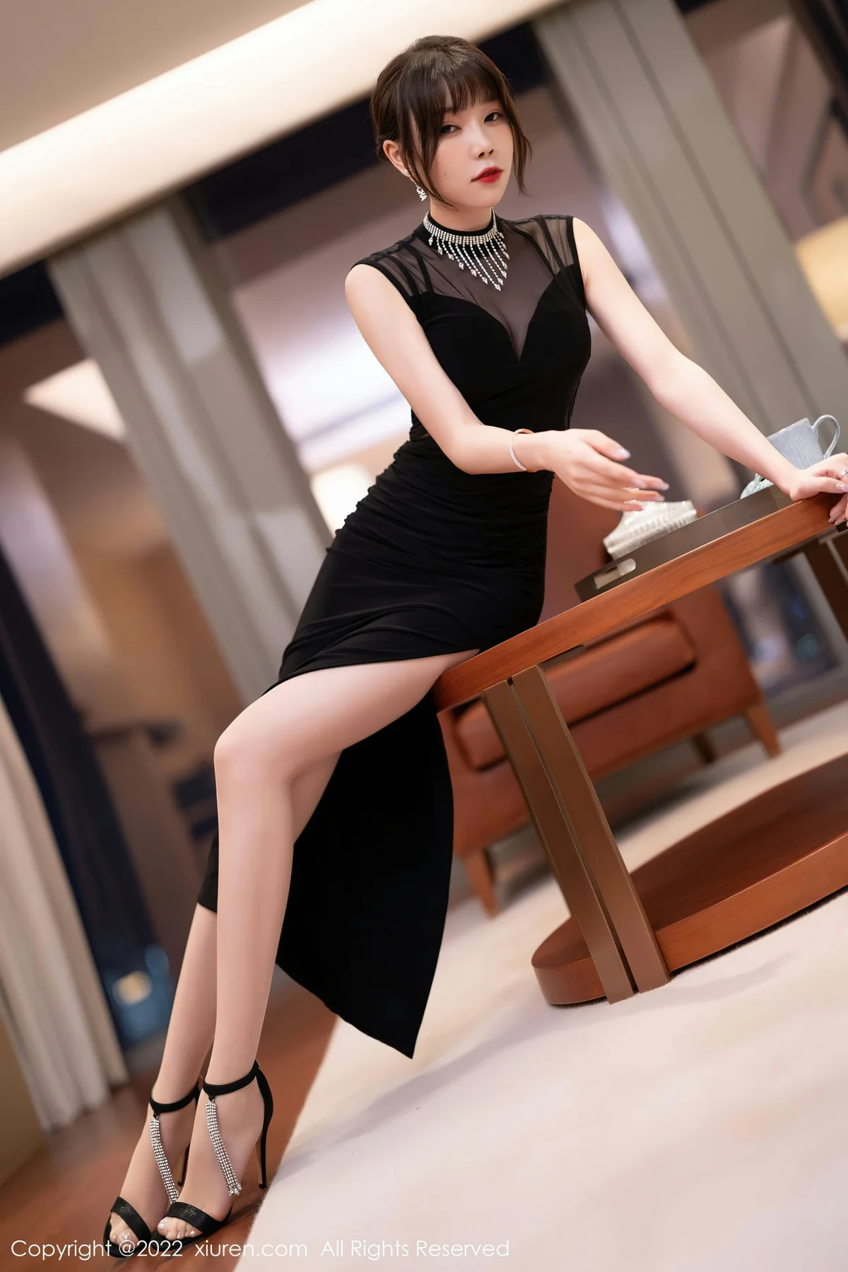 XiuRen 秀人 No.5460 轻透网纱内衣 徐莉芝Booty 性感写真1 - 8