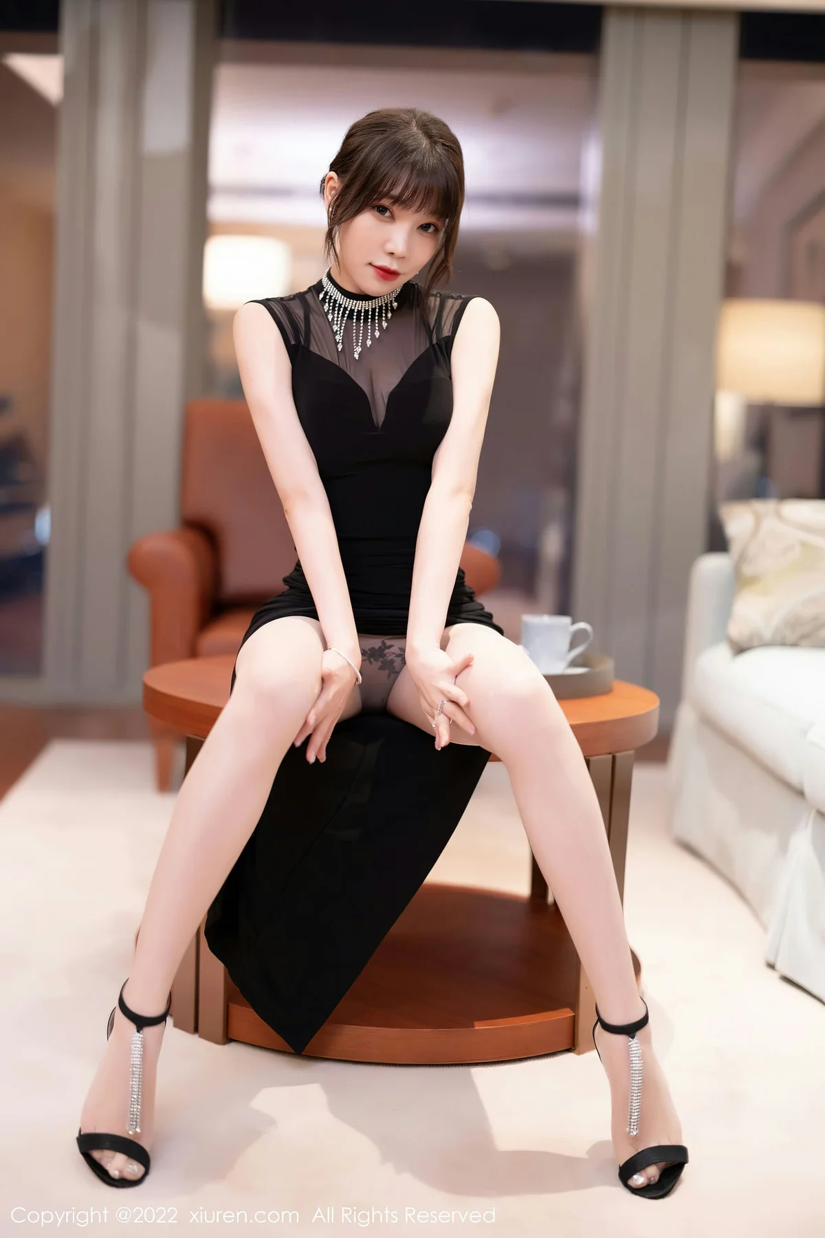 XiuRen 秀人 No.5460 轻透网纱内衣 徐莉芝Booty 性感写真1 - 2