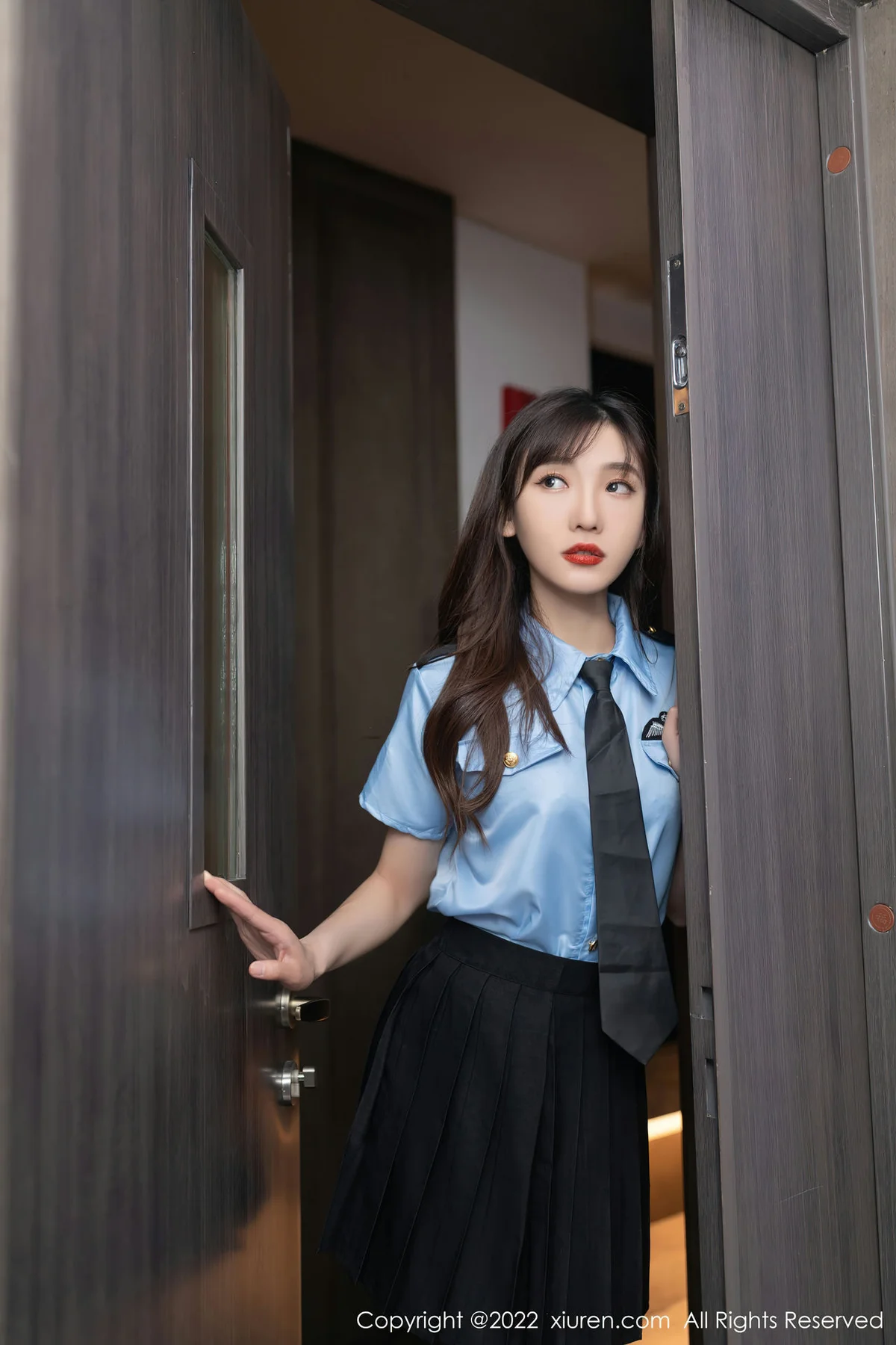 XiuRen 秀人 No.5461 陆萱萱 警花制服 - 4