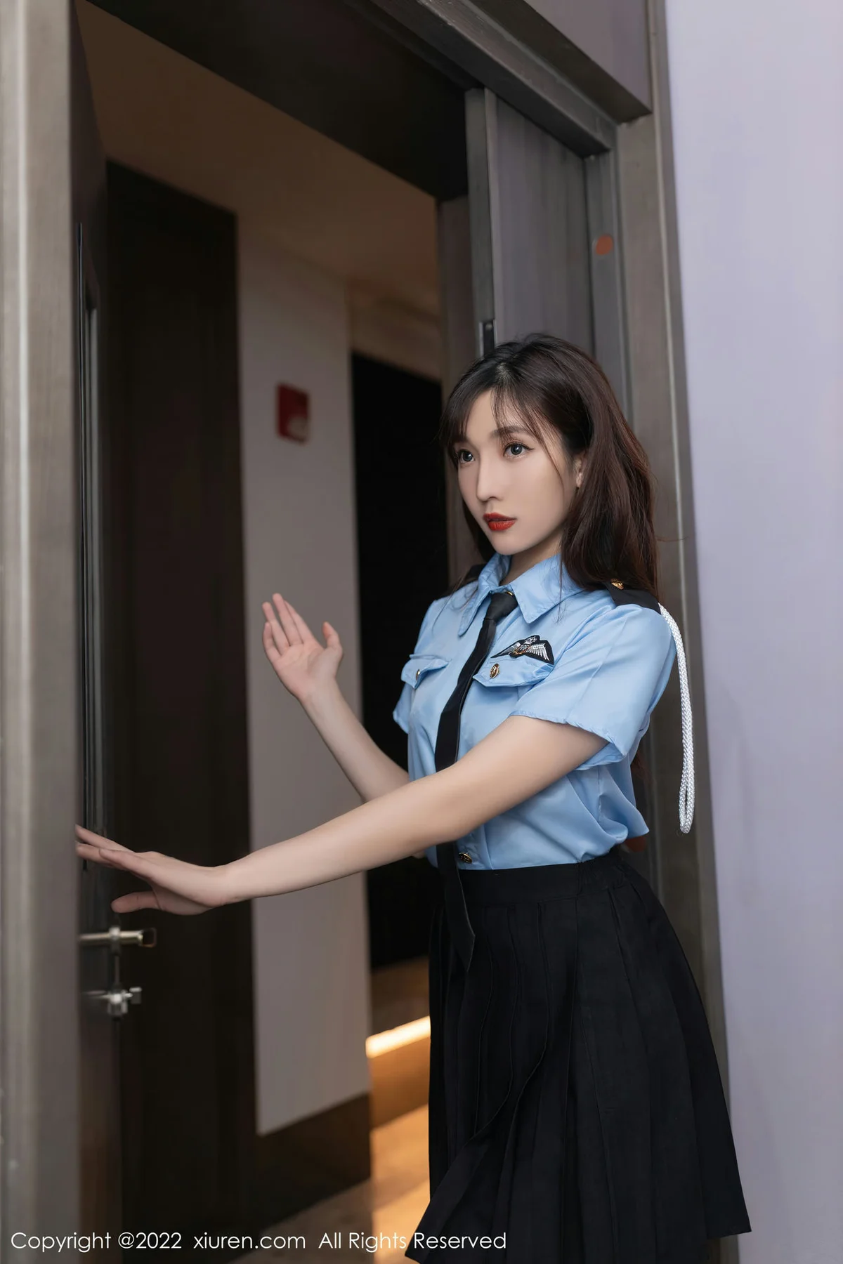 XiuRen 秀人 No.5461 陆萱萱 警花制服 - 5