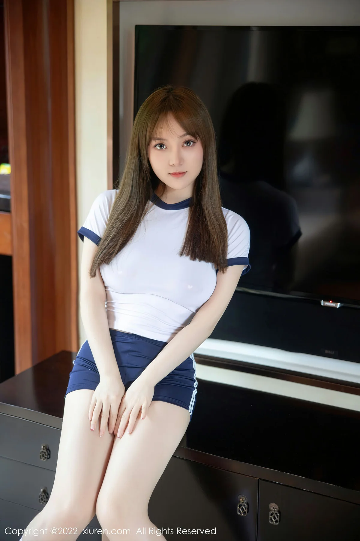 XiuRen 秀人 No.5465 少女白丝 豆瓣酱 性感写真1 - 1