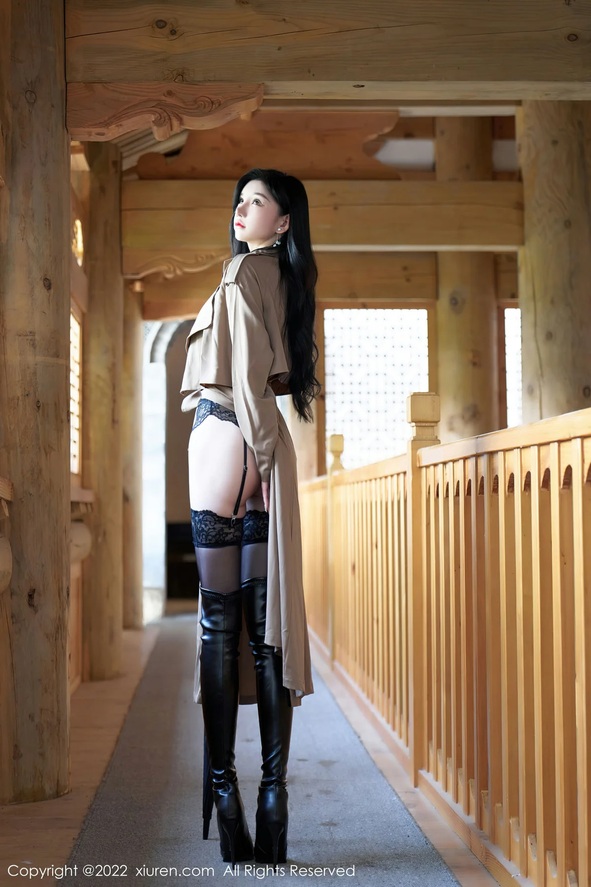 XiuRen 秀人 No.5469 周于希 高筒皮靴 - 8