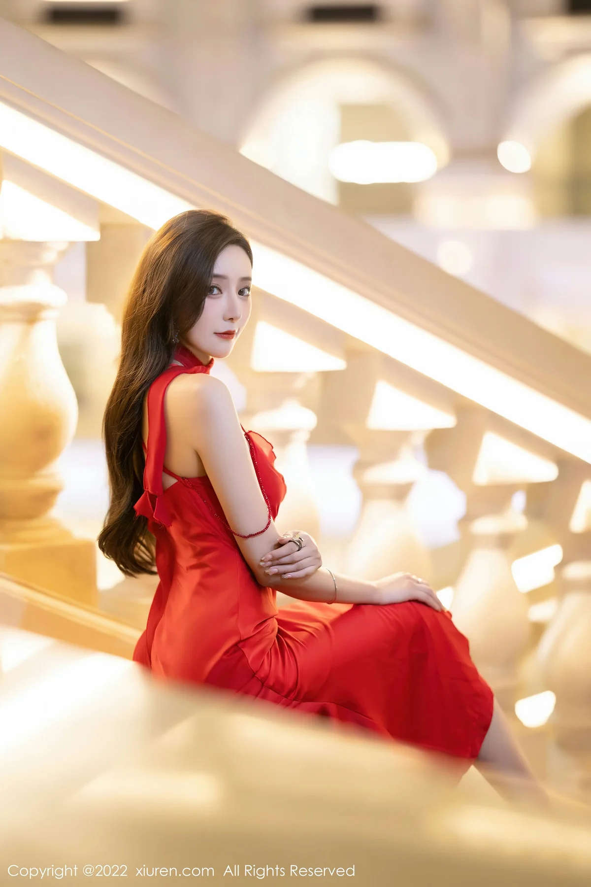 XiuRen 秀人 No.5470 红色礼裙 王馨瑶yanni 性感写真11 - 1