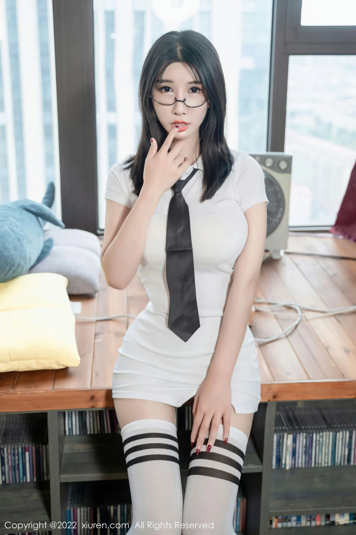 XiuRen 秀人 No.5472  E罩杯大灯 夏沫沫tifa 少女风姑娘22 - 9