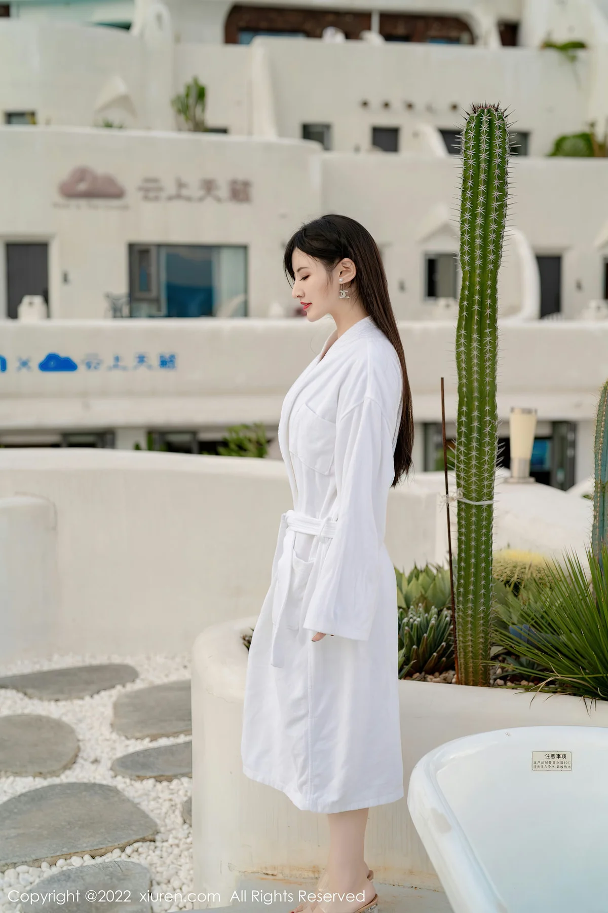 XiuRen 秀人 No.5476 白色比基尼 诗诗kiki 大理旅拍写真 - 6