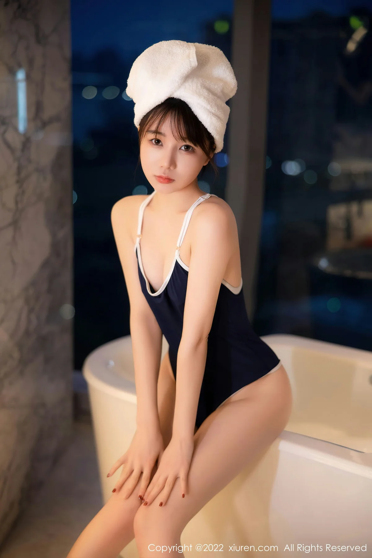 XiuRen 秀人 No.5477 蓝色比基尼 婠婠么 性感写真2 - 4