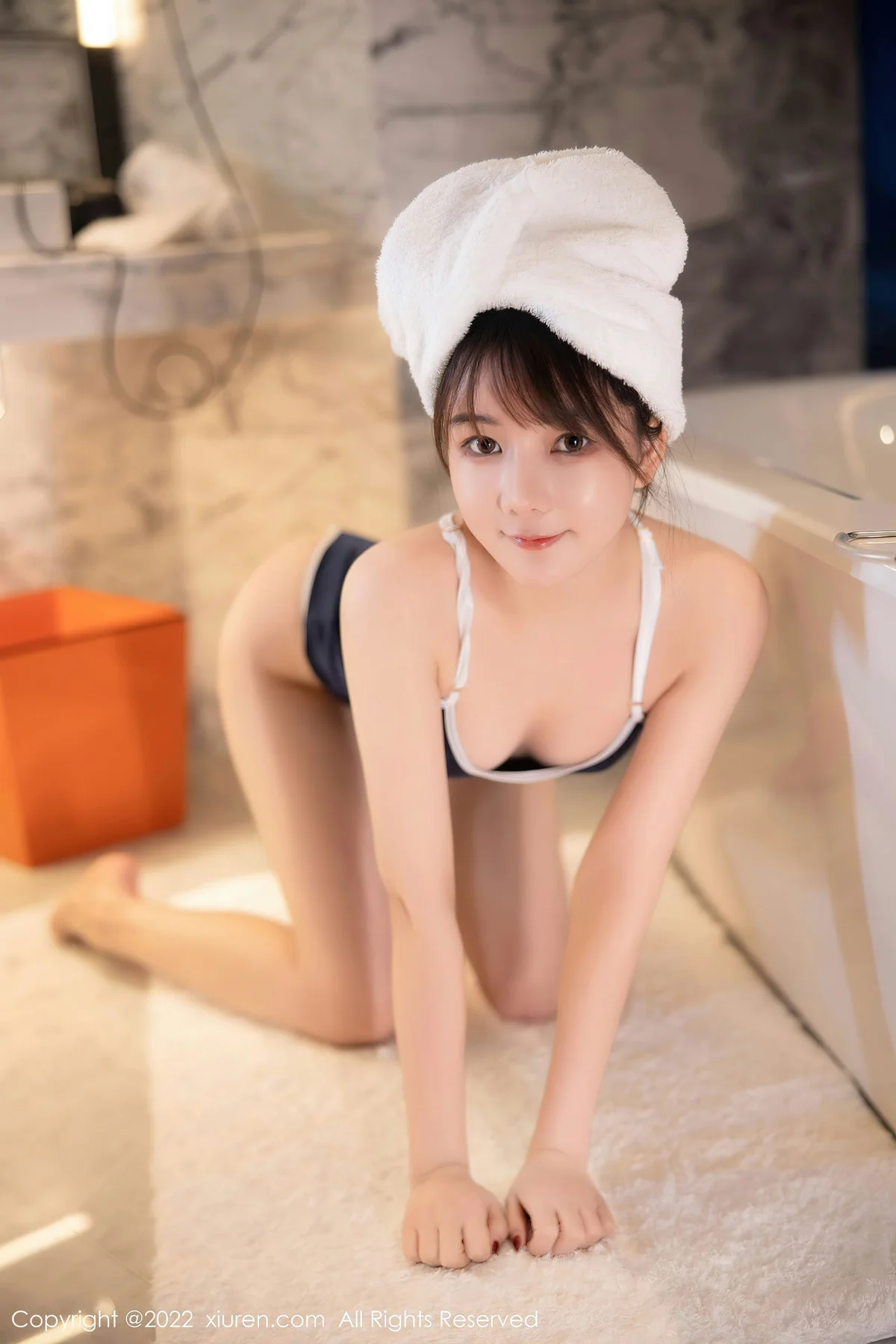 XiuRen 秀人 No.5477 蓝色比基尼 婠婠么 性感写真2 - 8