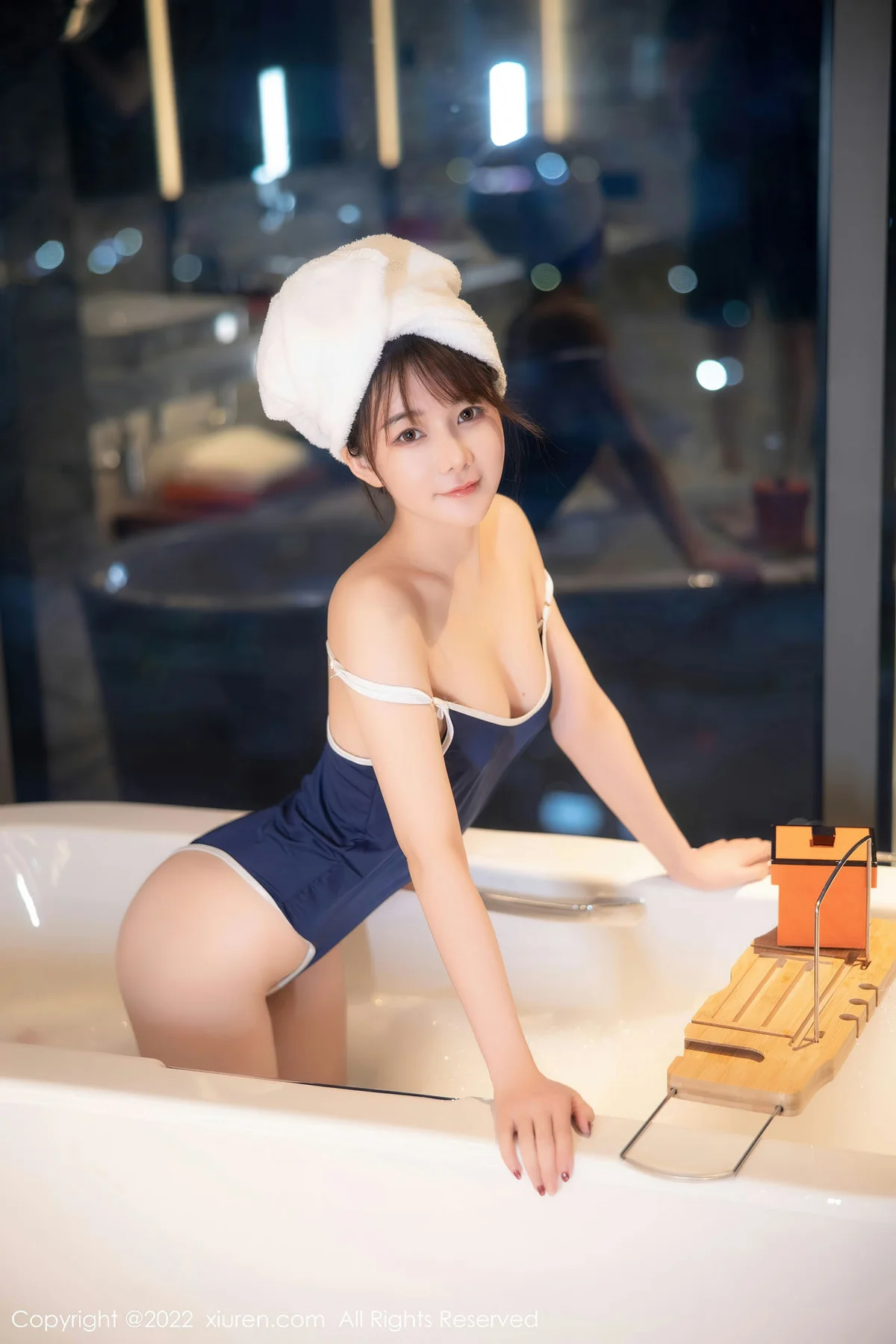 XiuRen 秀人 No.5477 蓝色比基尼 婠婠么 性感写真2 - 10