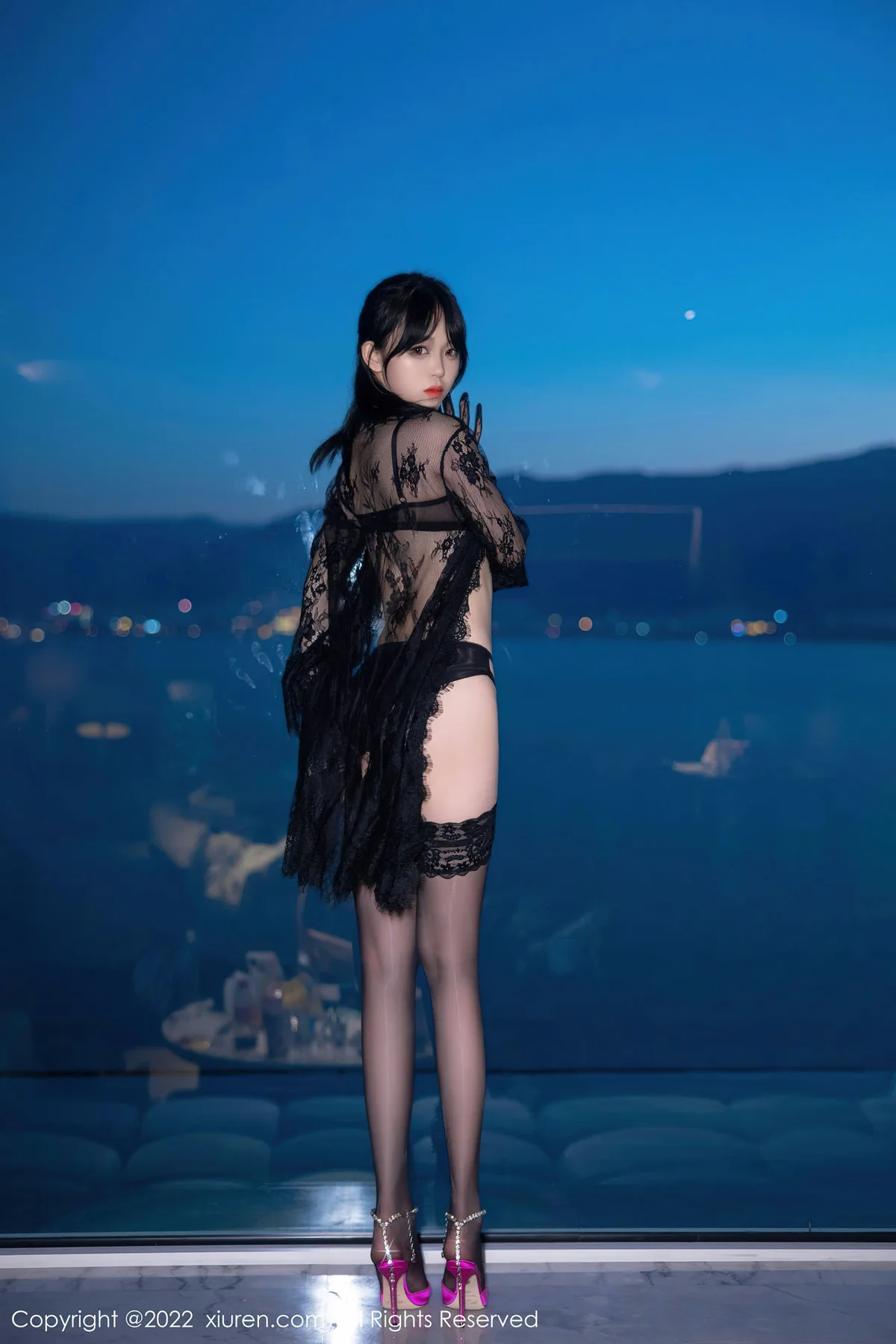 XiuRen 秀人 No.5491 网纱披风 奶瓶. 大理旅拍1 - 3