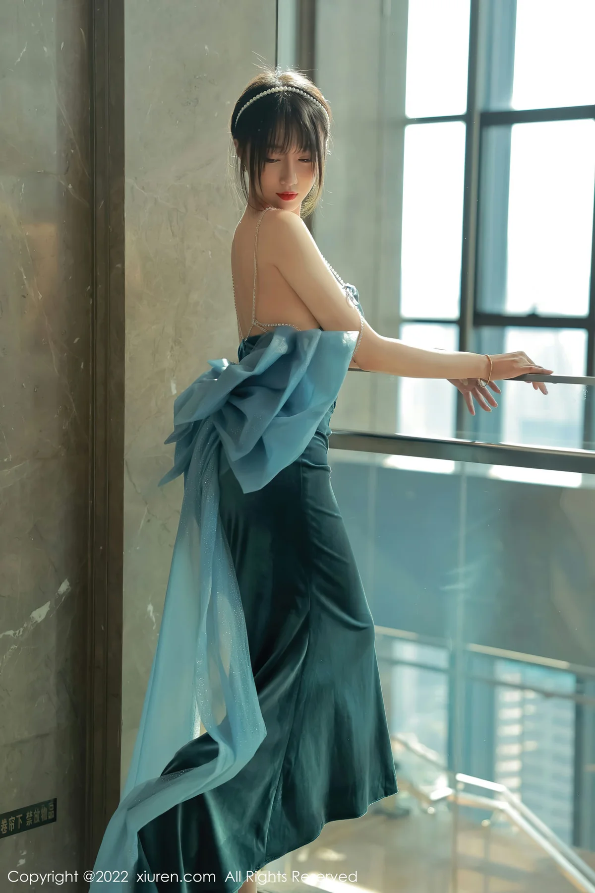 XiuRen 秀人 No.5493 吊带长礼裙 玥儿玥er 香格里拉旅拍33 - 2