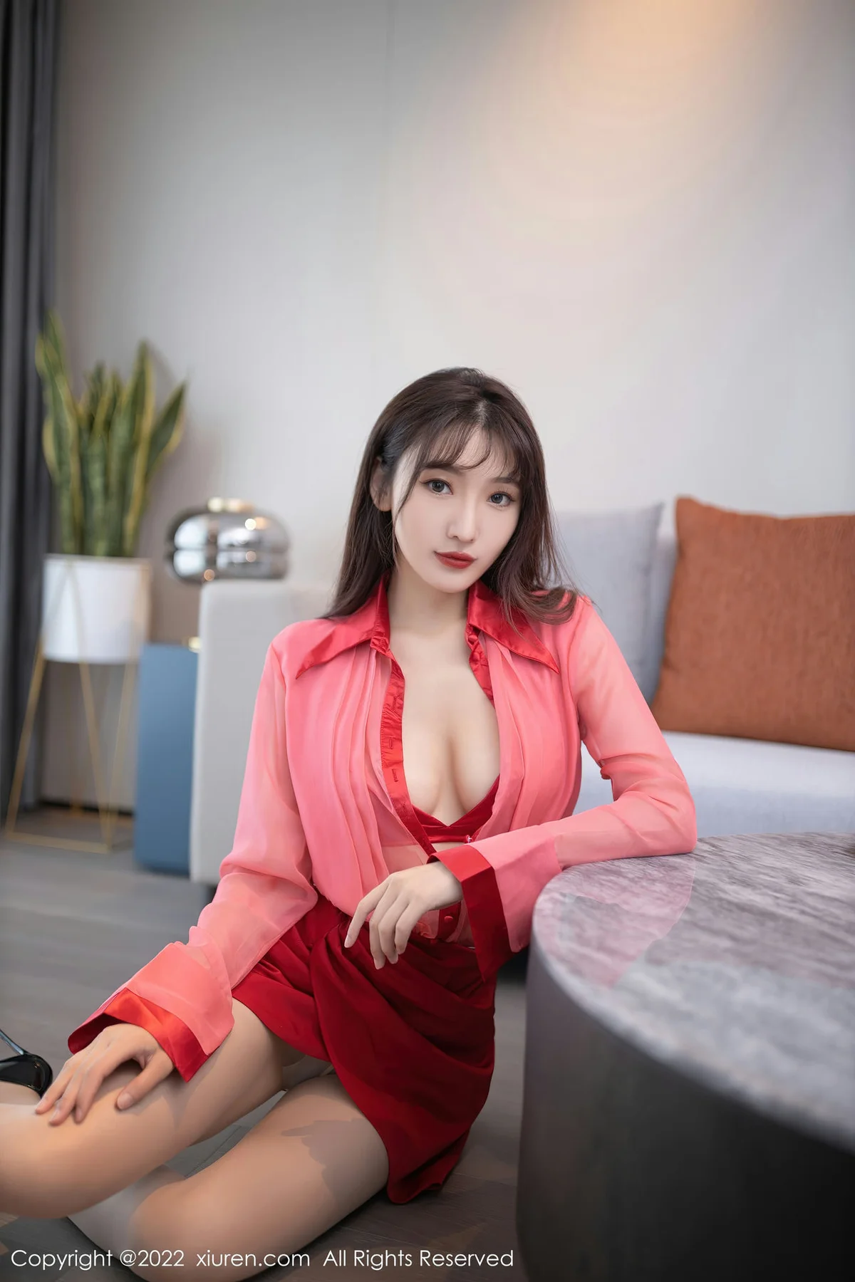 XiuRen 秀人 No.5495 轻透T恤 陆萱萱 性感私房11 - 6