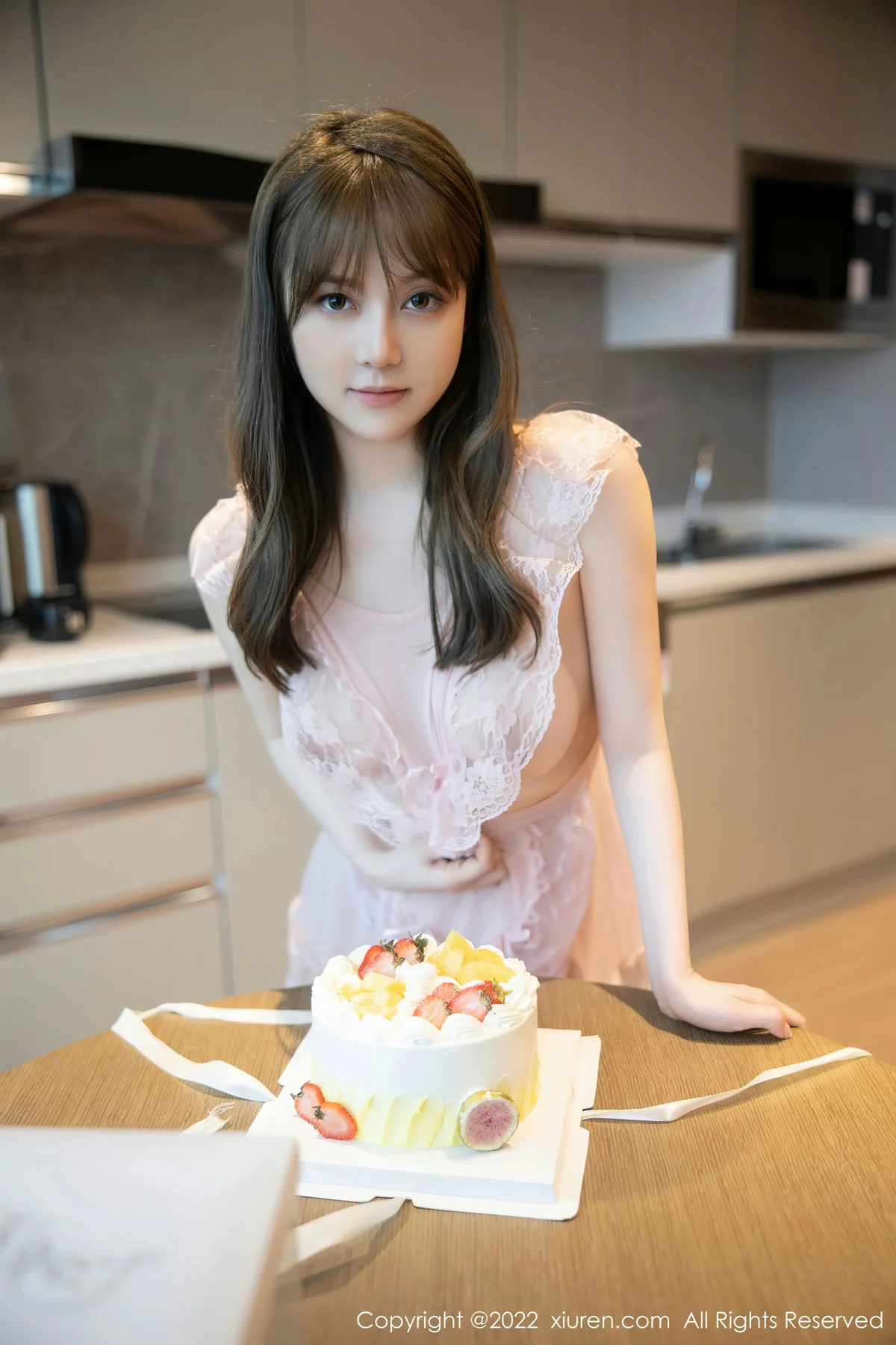 XiuRen 秀人 No.5497 轻透网纱睡裙 豆瓣酱 性感写真 - 9