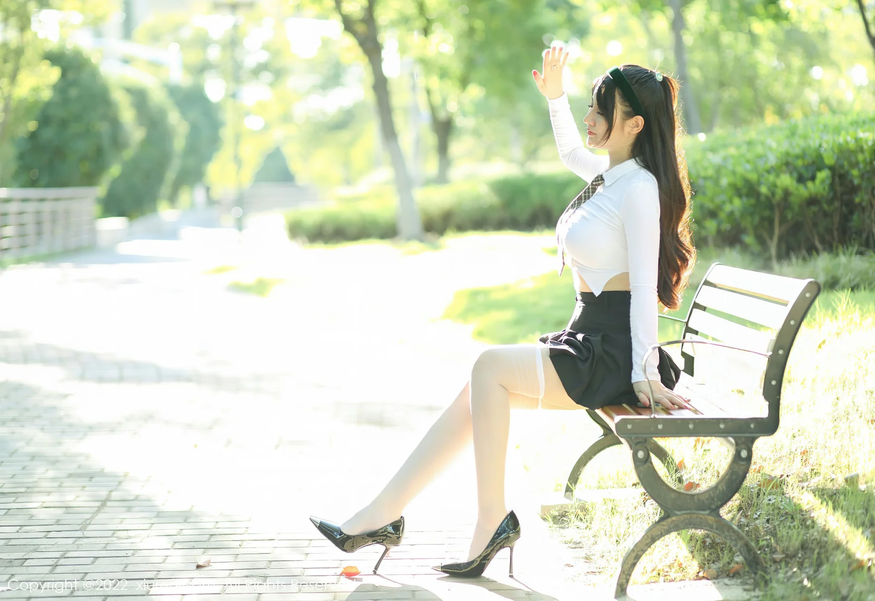 XiuRen 秀人 No.5512 诗诗kiki jk校服性感写真3 - 9