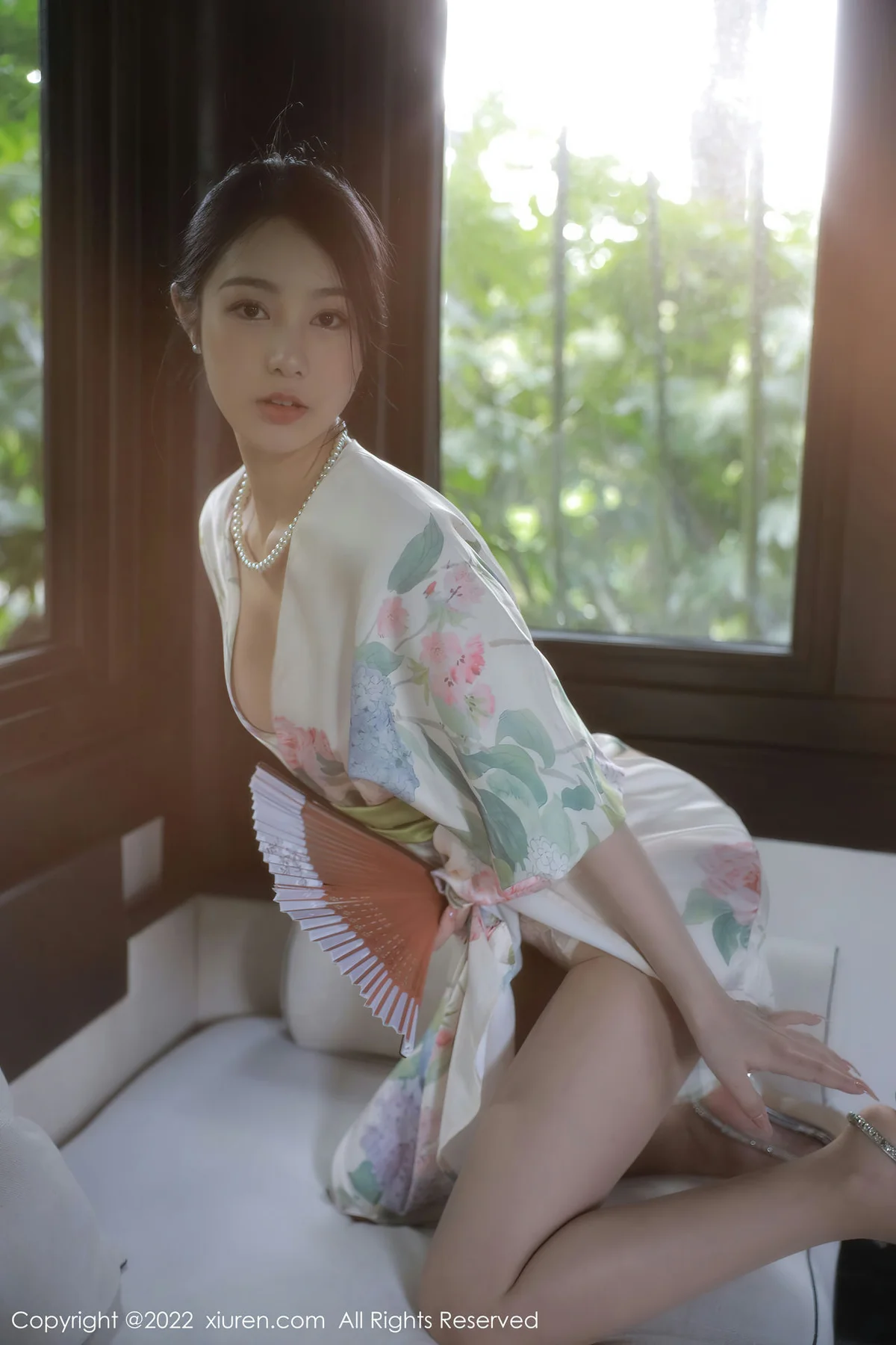 XiuRen 秀人 No.5514 谢晚晚 花纹长裙性感写真2 - 7