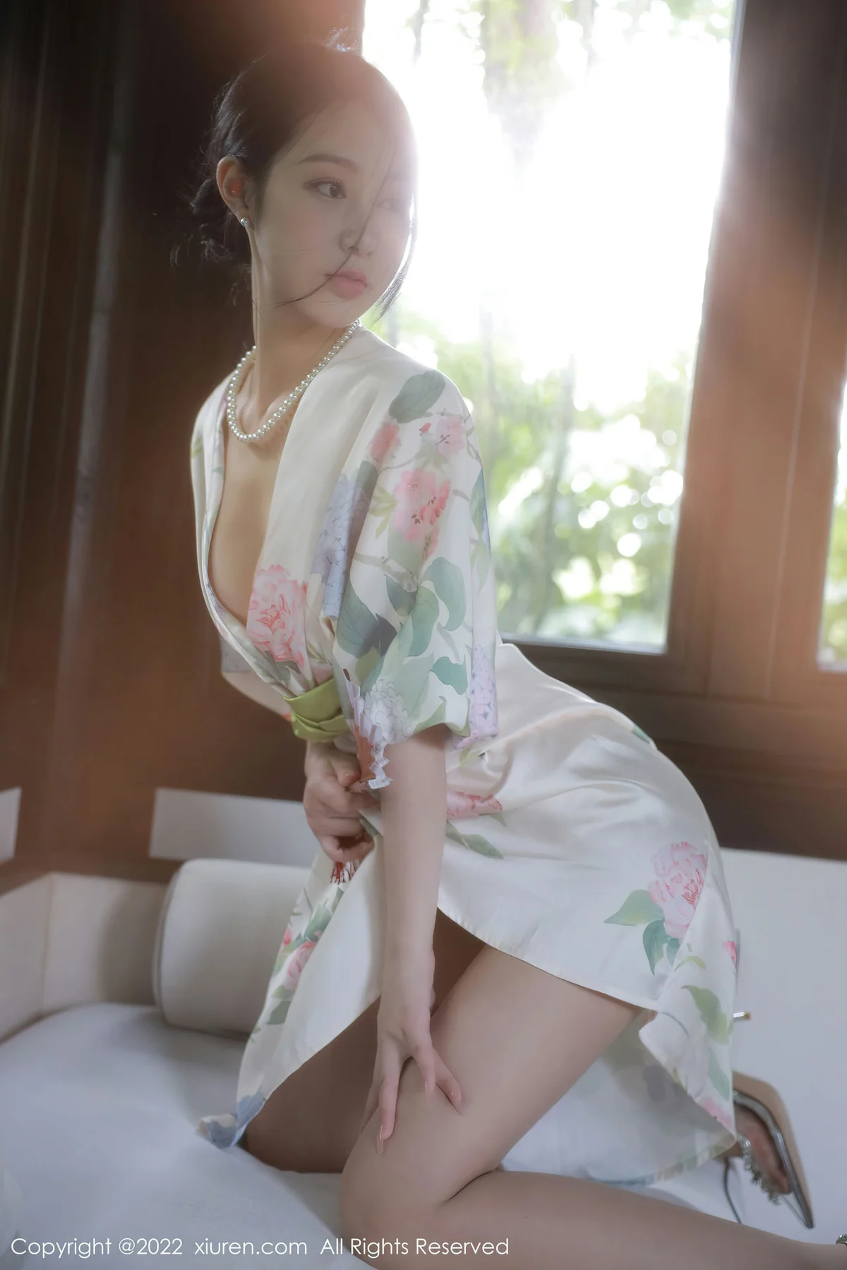 XiuRen 秀人 No.5514 谢晚晚 花纹长裙性感写真2 - 8