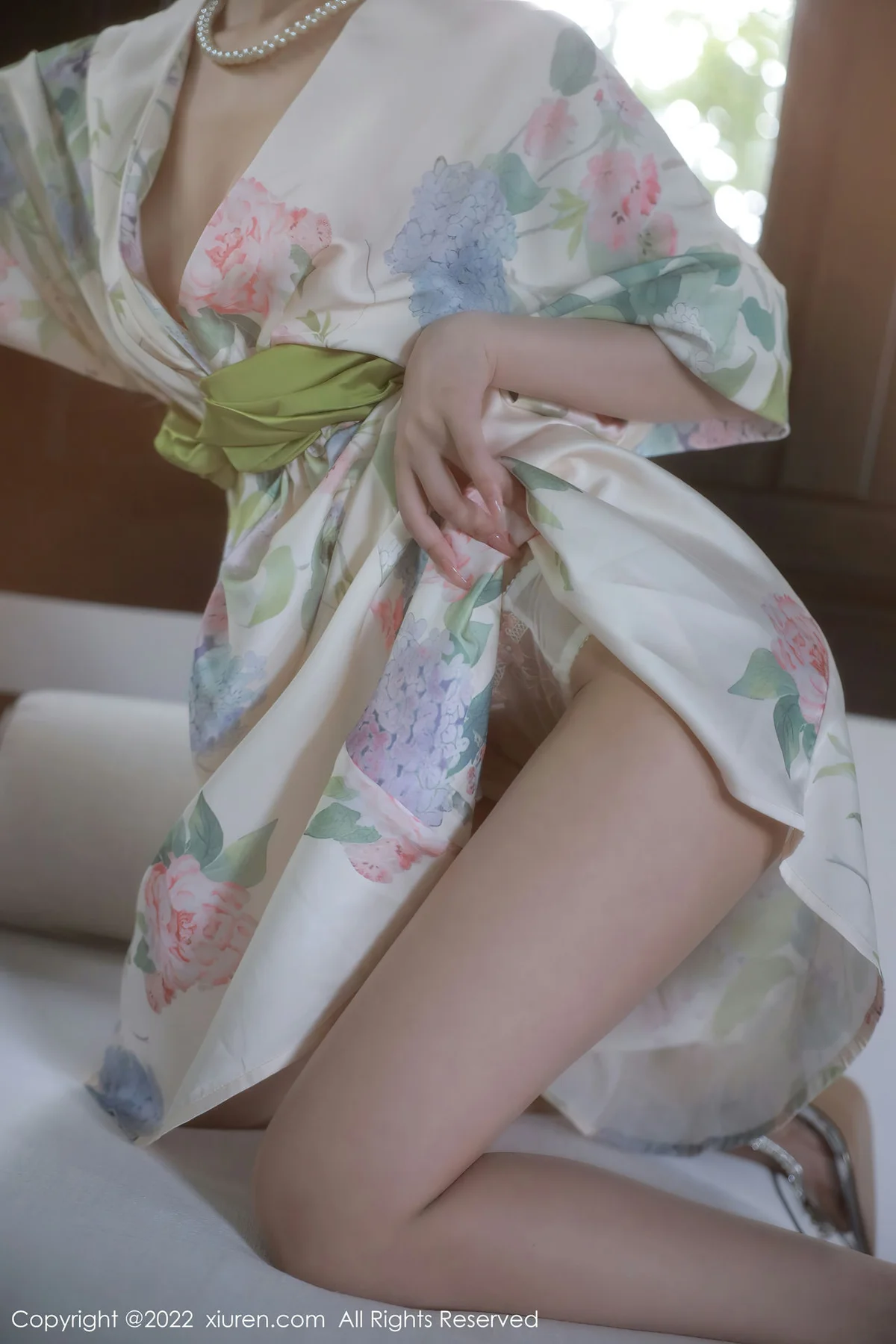 XiuRen 秀人 No.5514 谢晚晚 花纹长裙性感写真2 - 1