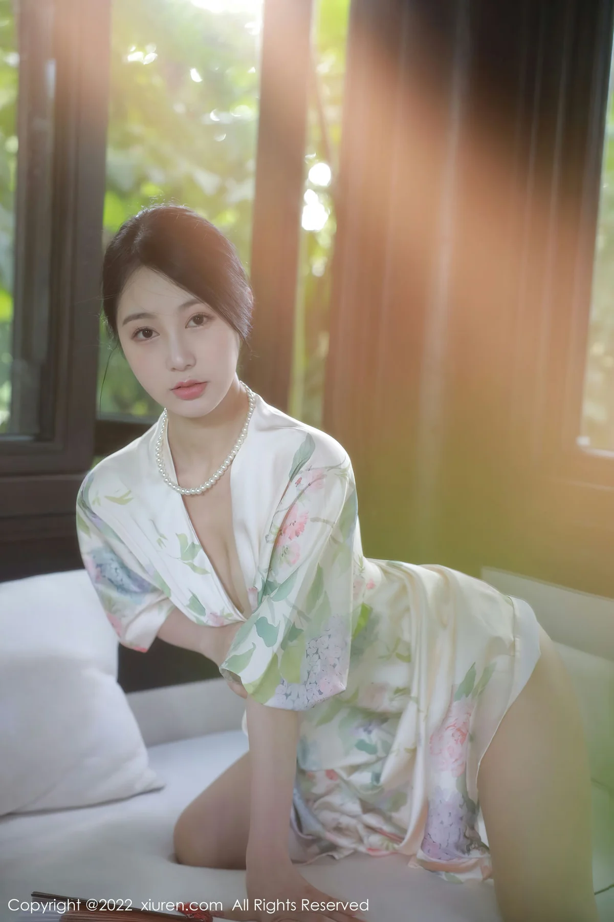 XiuRen 秀人 No.5514 谢晚晚 花纹长裙性感写真2 - 8