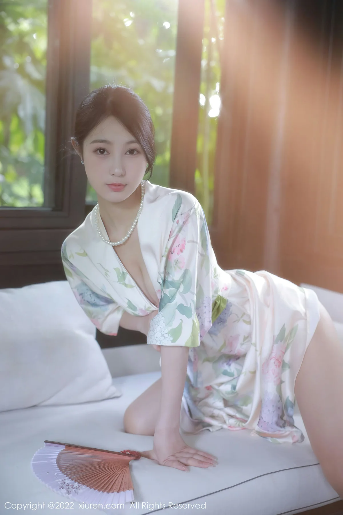 XiuRen 秀人 No.5514 谢晚晚 花纹长裙性感写真2 - 9