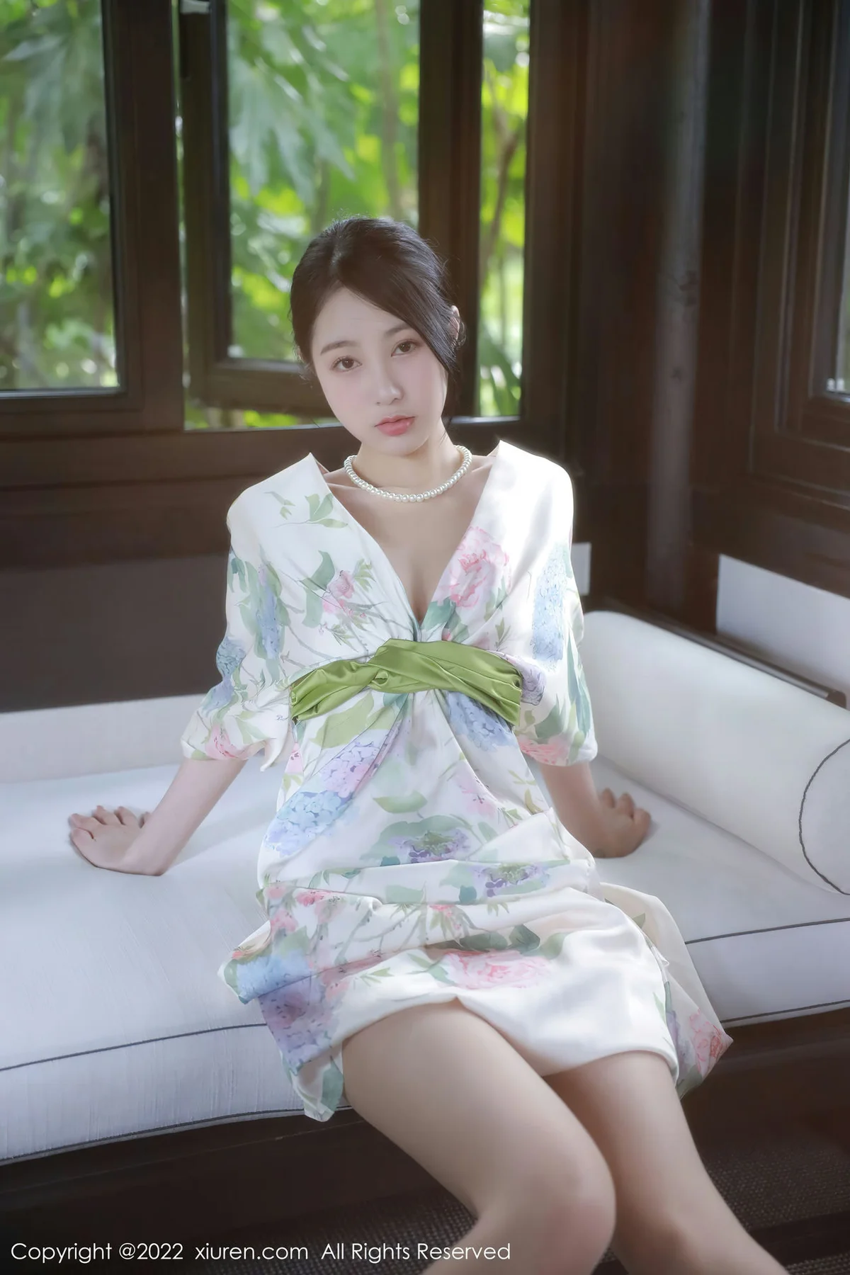 XiuRen 秀人 No.5514 谢晚晚 花纹长裙性感写真2 - 10