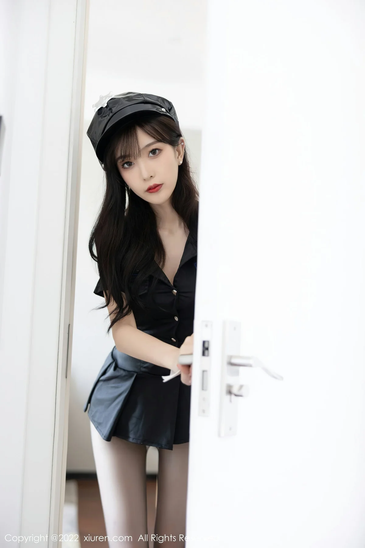 XiuRen 秀人 No.5517 林星阑 黑色制服诱惑性感写真1 - 1