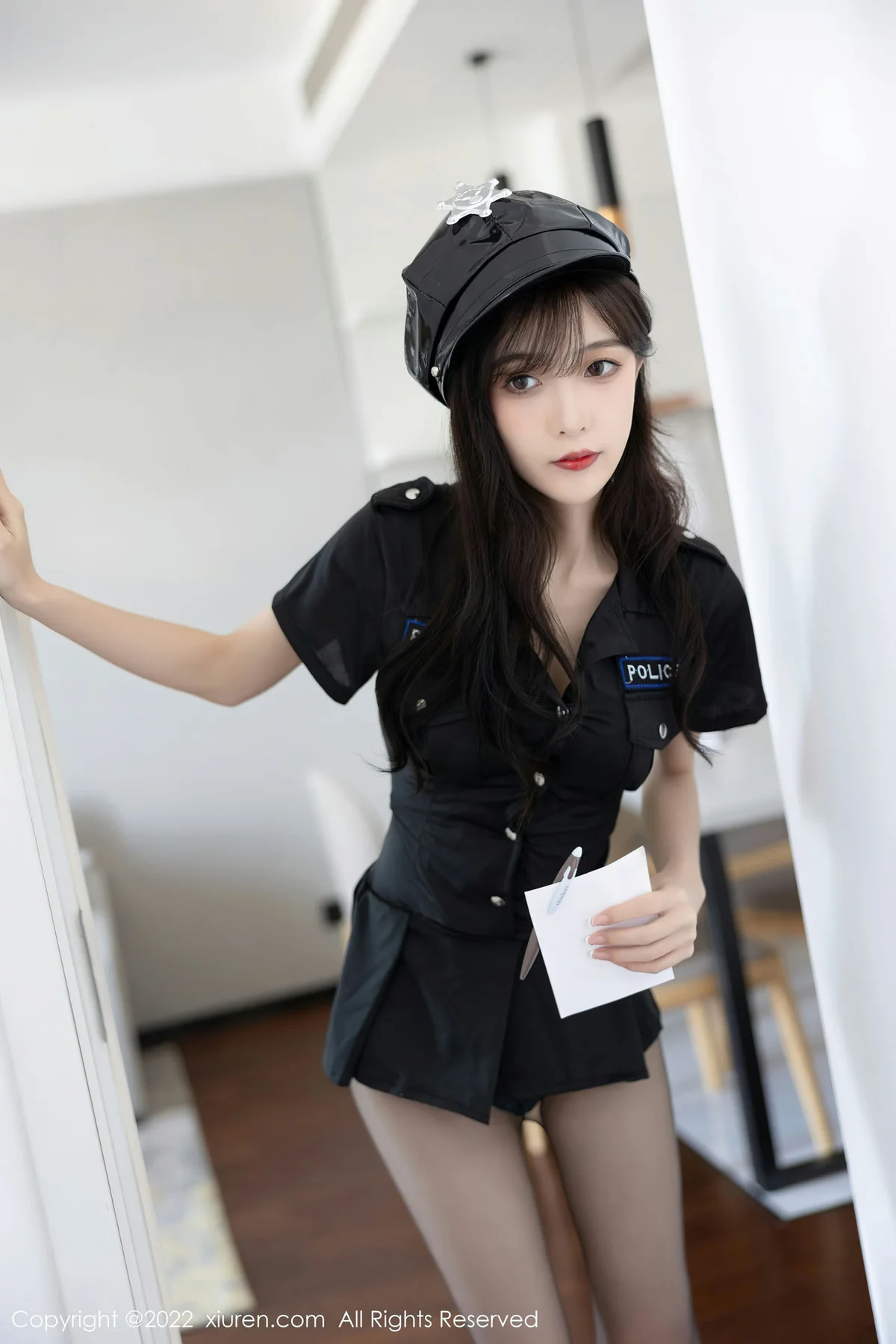 XiuRen 秀人 No.5517 林星阑 黑色制服诱惑性感写真1 - 3