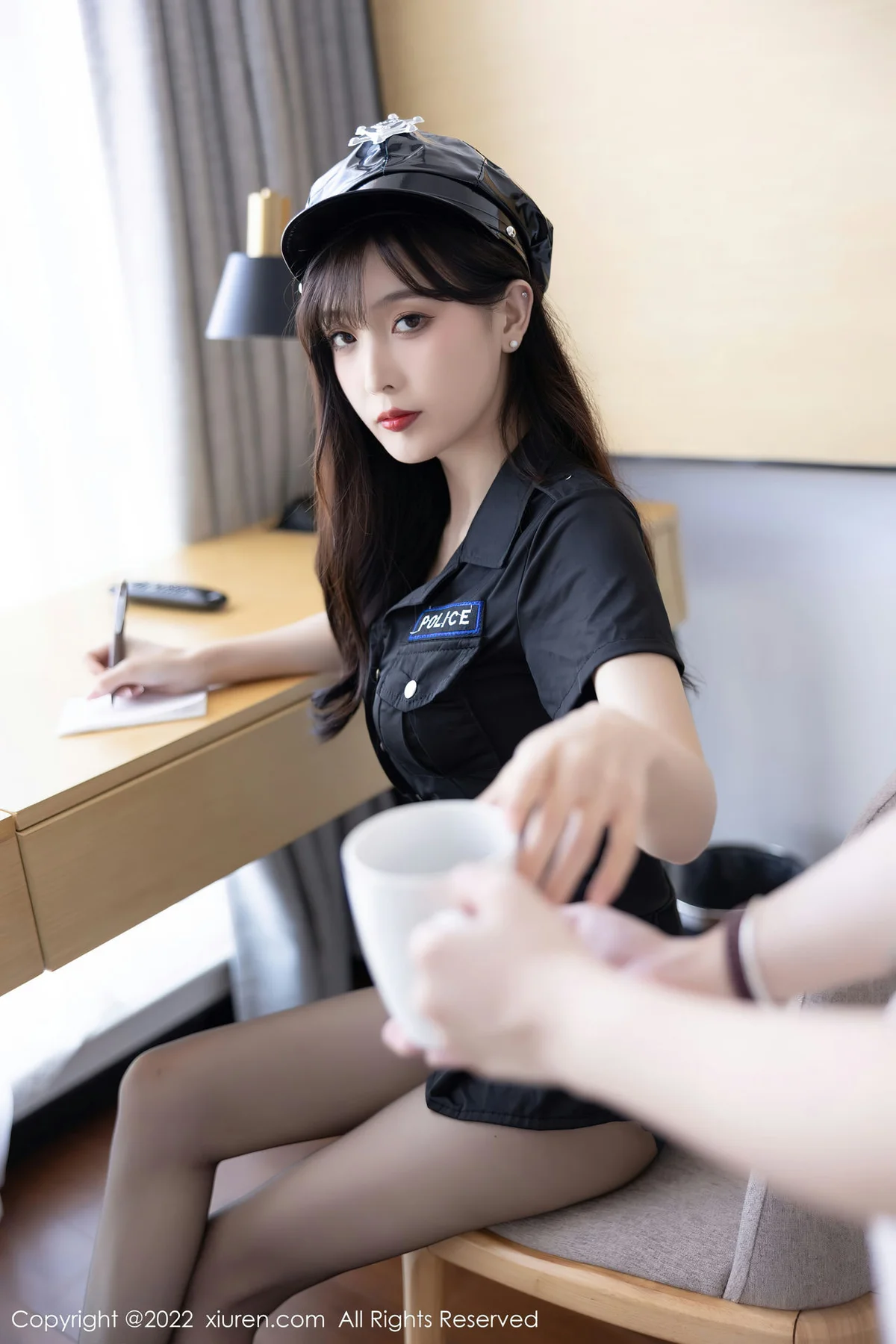 XiuRen 秀人 No.5517 林星阑 黑色制服诱惑性感写真1 - 4