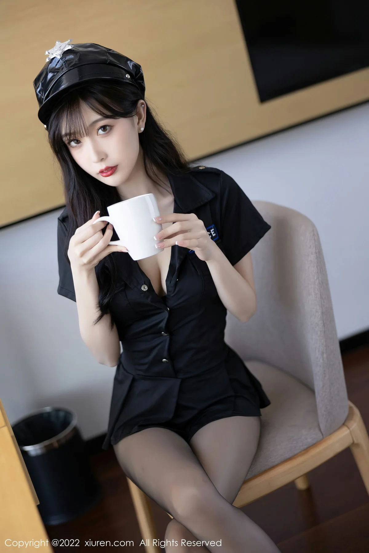 XiuRen 秀人 No.5517 林星阑 黑色制服诱惑性感写真1 - 8