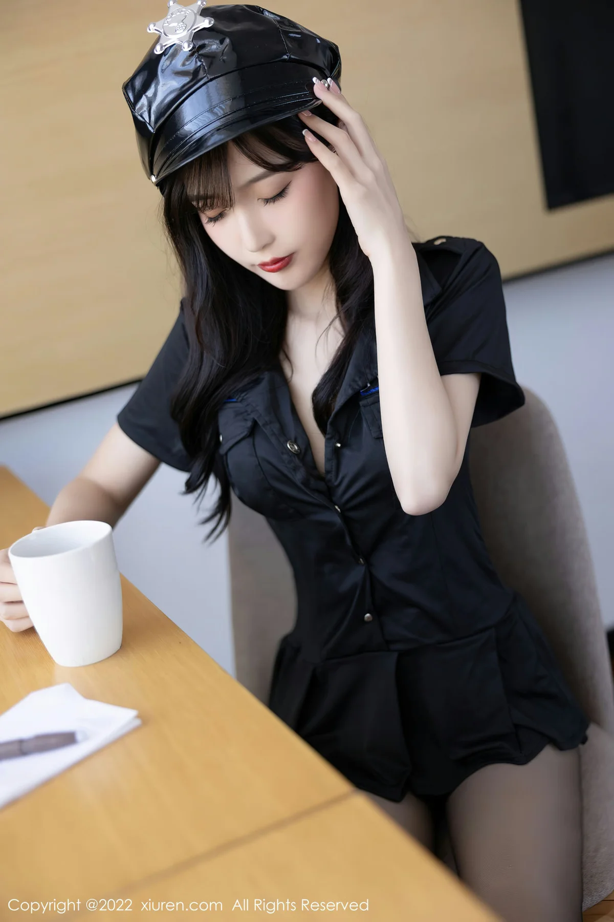 XiuRen 秀人 No.5517 林星阑 黑色制服诱惑性感写真1 - 10