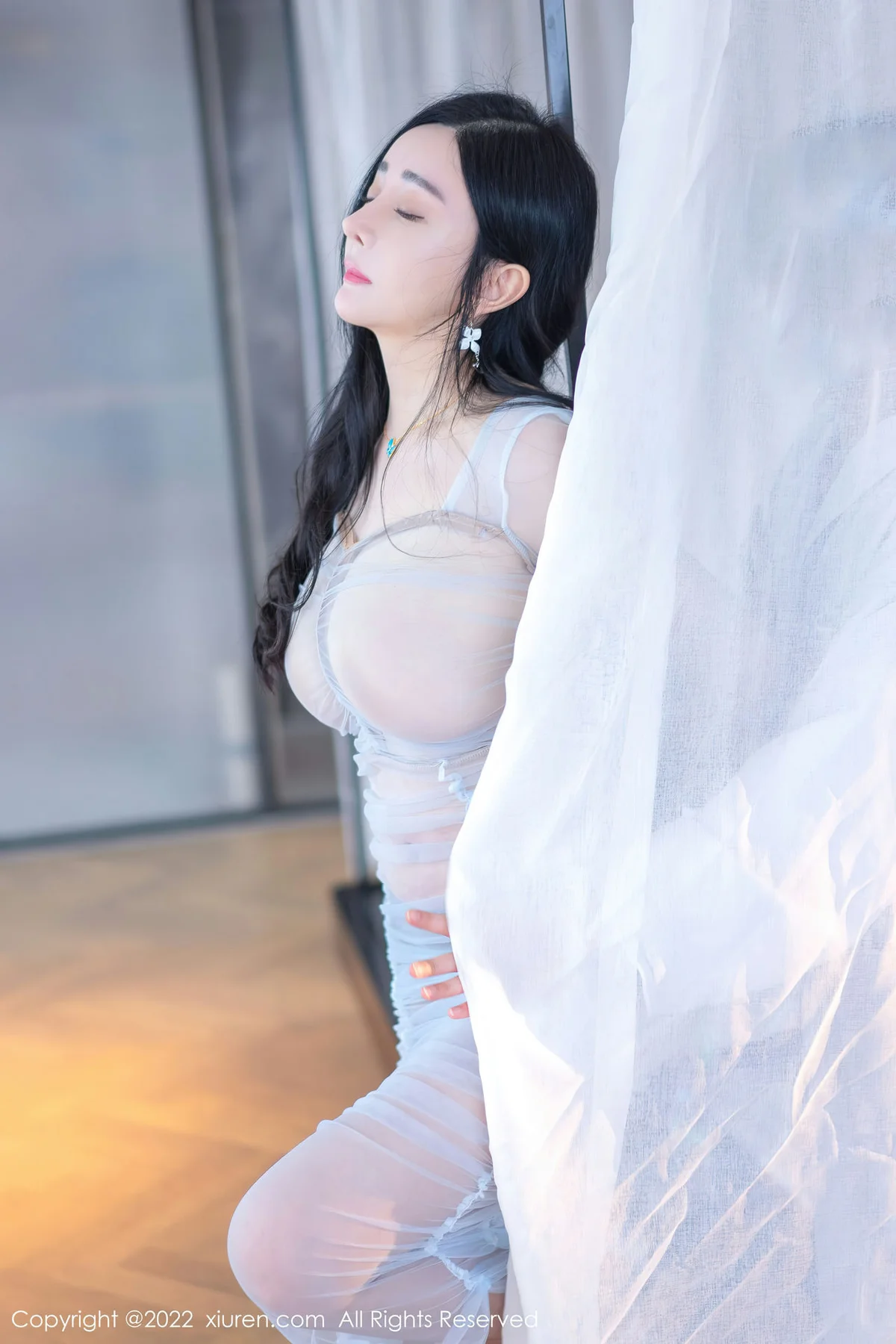 XiuRen 秀人 No.5526 轻透连衣裙 允爾 成都旅拍 - 8