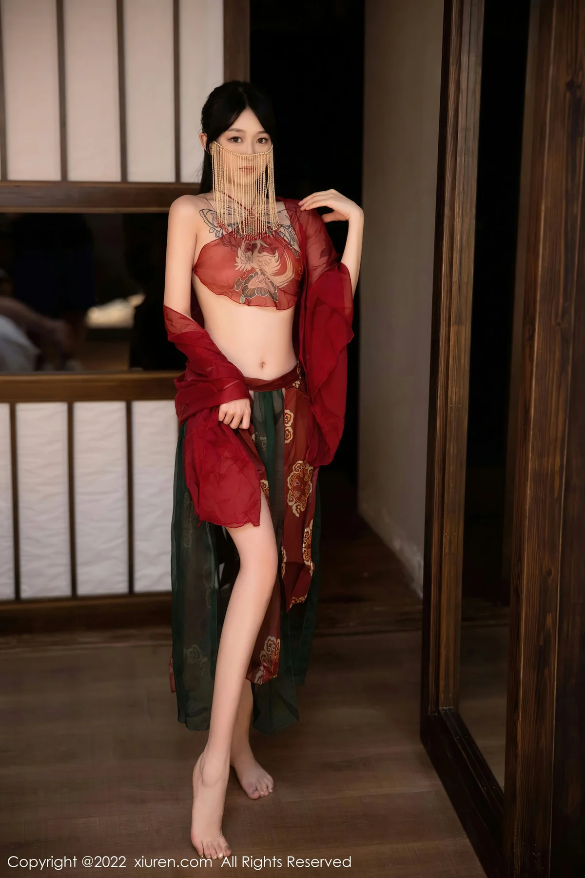 XiuRen 秀人 No.5527 红色古装服饰 奶瓶. 大理旅拍 - 6